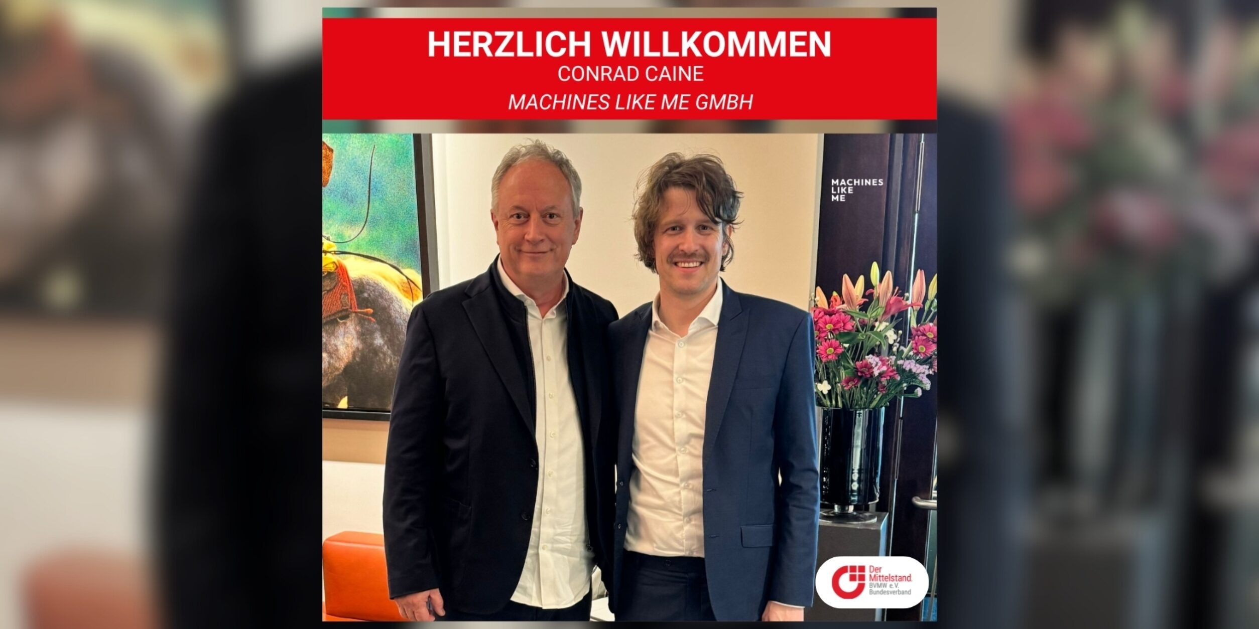 Herzlich willkommen Conrad Caine