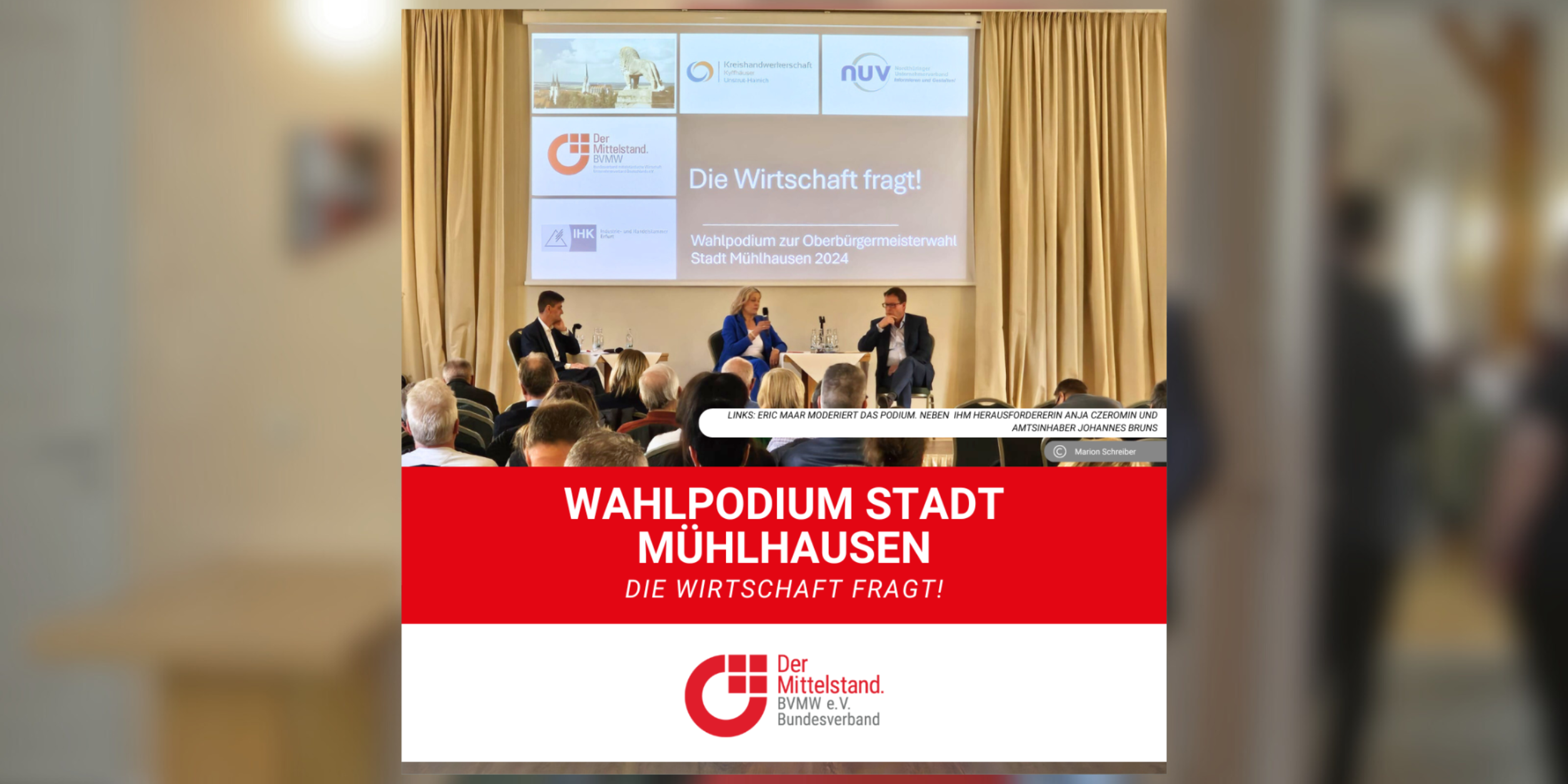 Wahlpodium Mühlhausen