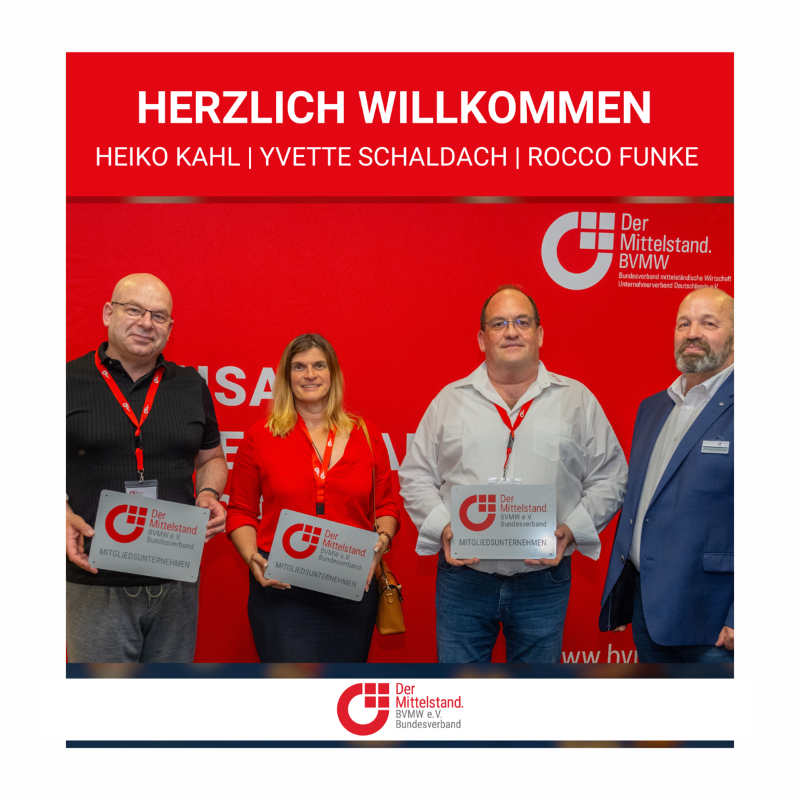Herzlich willkommen Heiko Kahl | Yvette Schaldach | Rocco Funke