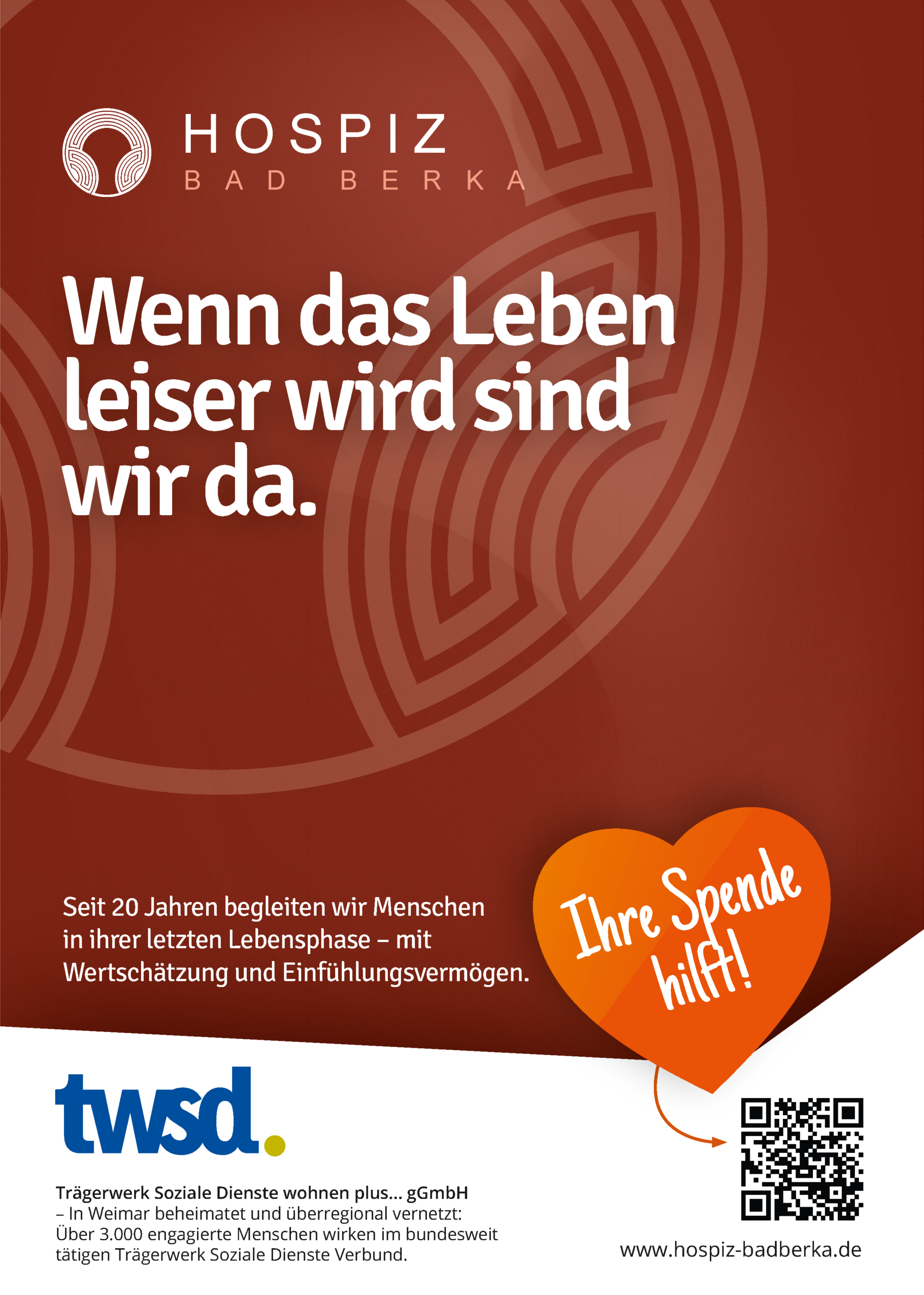 FLYER HOSPIZ BAD BERKA FRONT