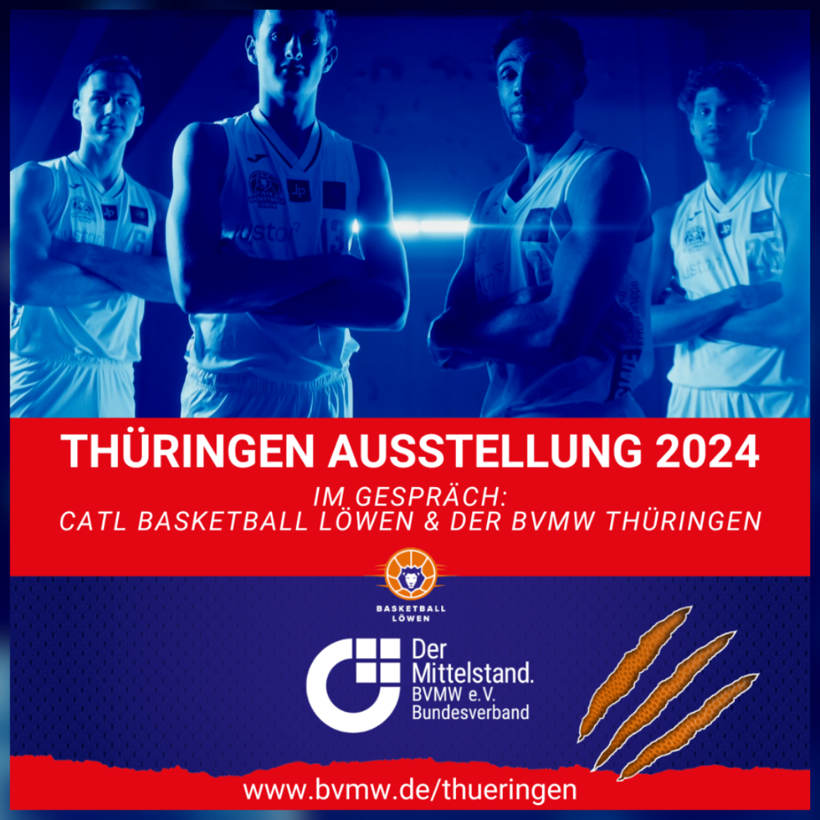 Thüringen Ausstellung 2024 CATL Basketball Löwen