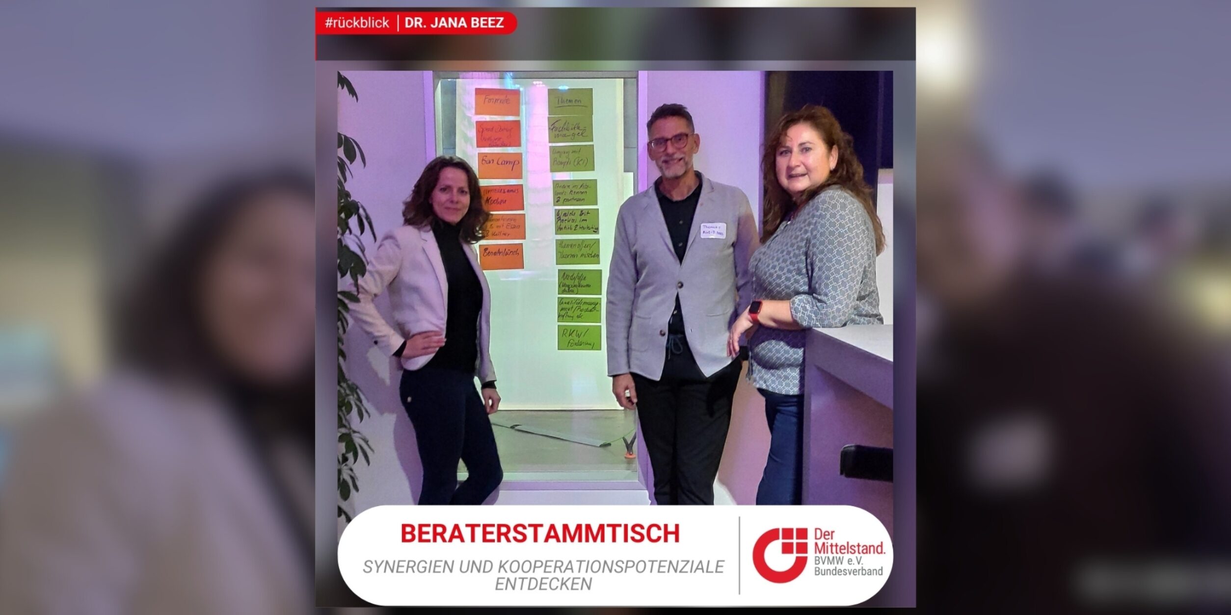 Beraterstammtisch Jana Beez