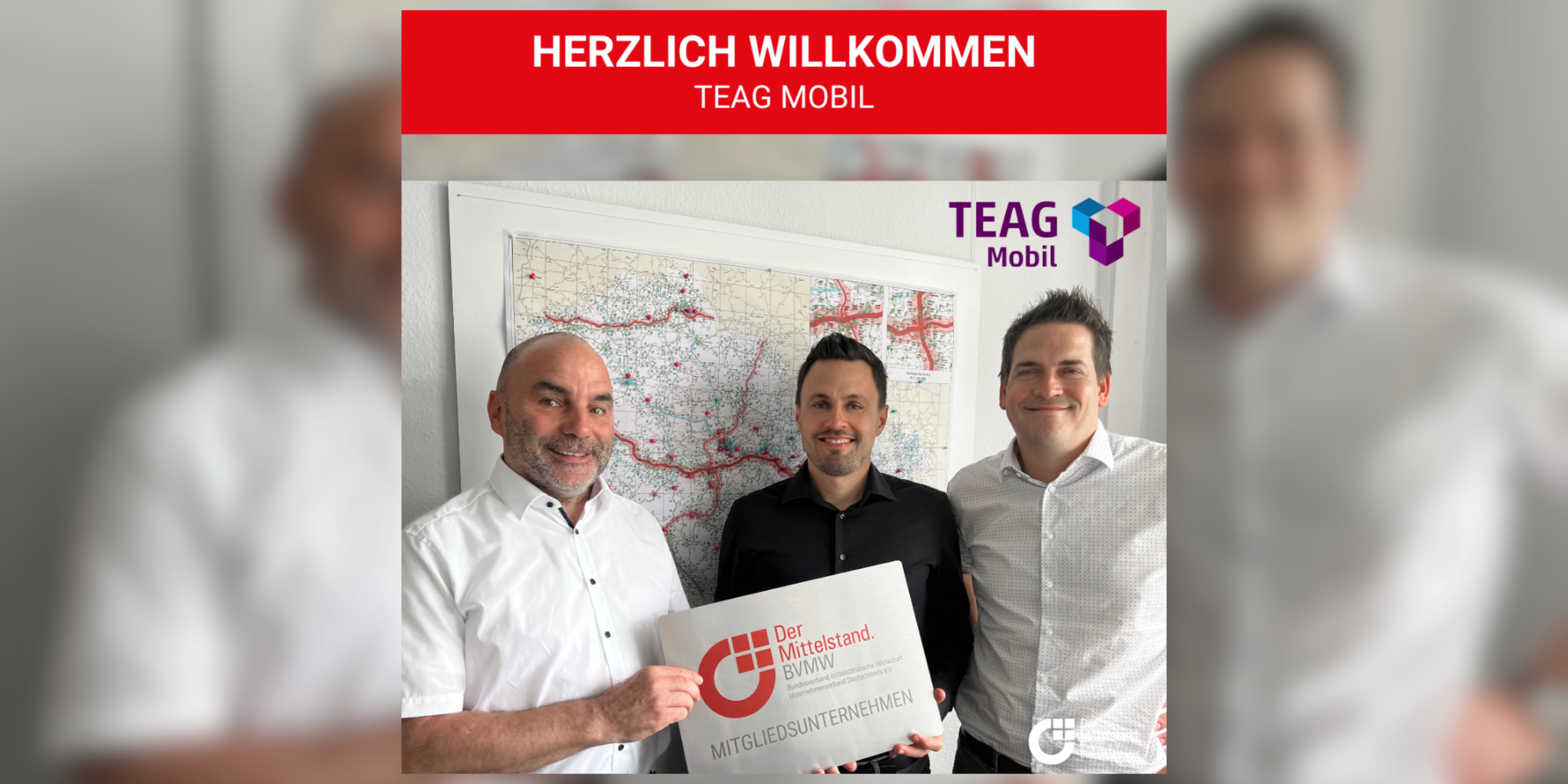 Herzlich Willkommen TEAG Mobil Blog Banner