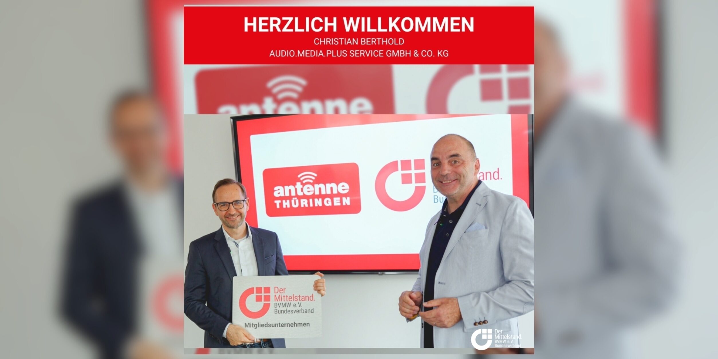 Herzlich Willkommen audio media plus service GmbH Co KG