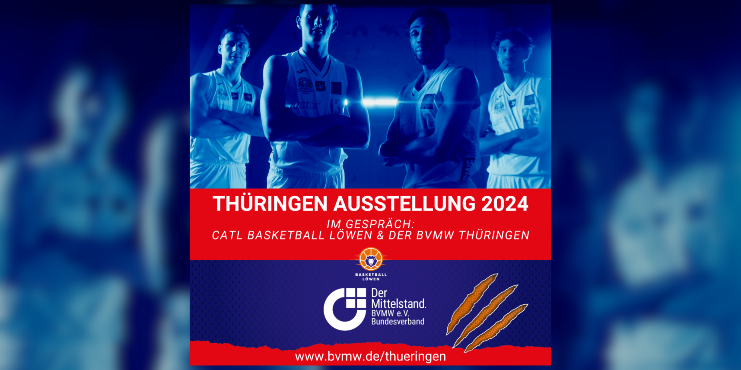 Thüringen Ausstellung 2024 CATL Basketball Löwen
