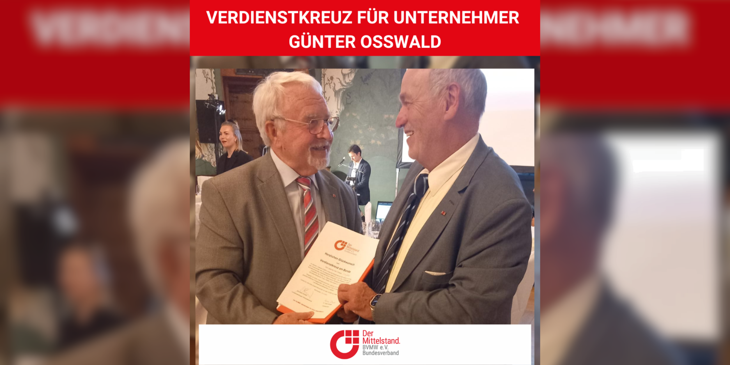 Verdienstkreuz Günter Oßwald