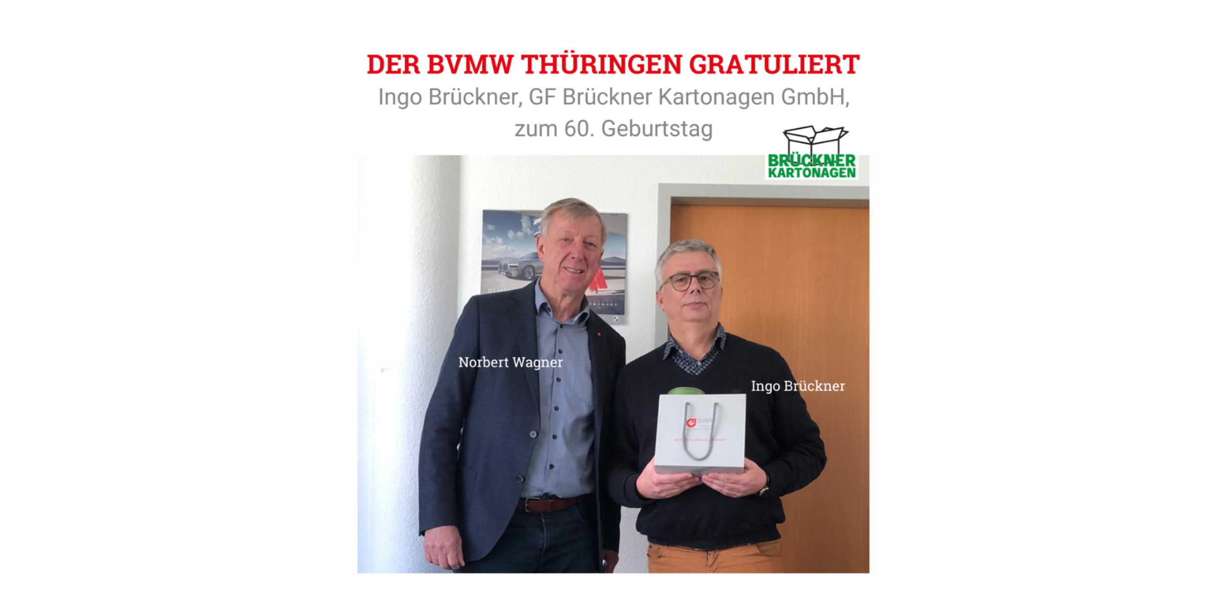 Norbert Wagner mit Ingo Brückner