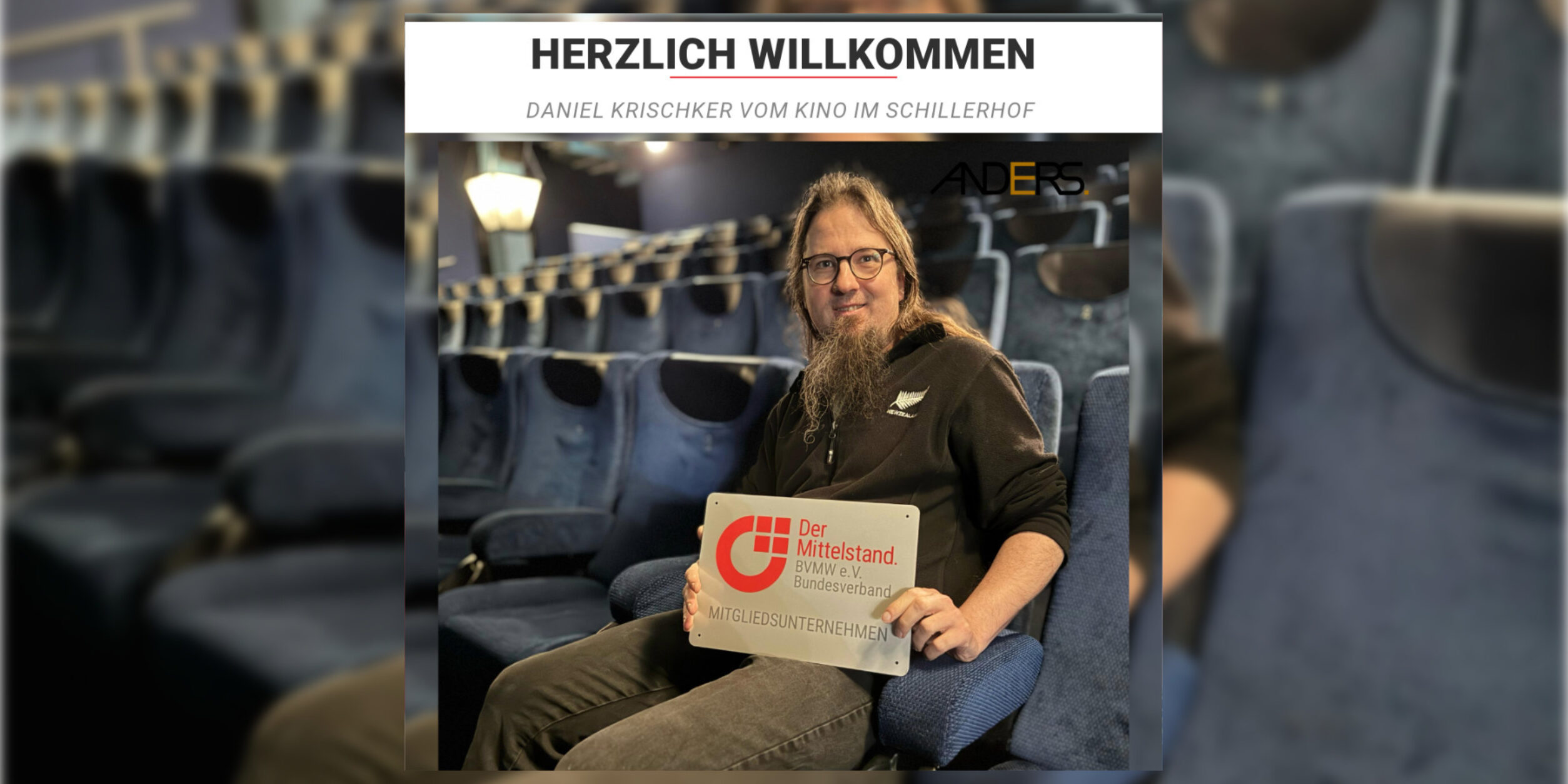 Daniel Krischker vom Kino Im Schillerhof