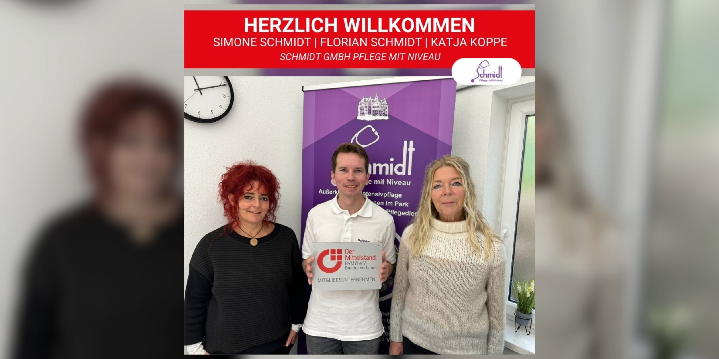 Herzlich Willkommen Schmidt GmbH Pflege mit Niveau