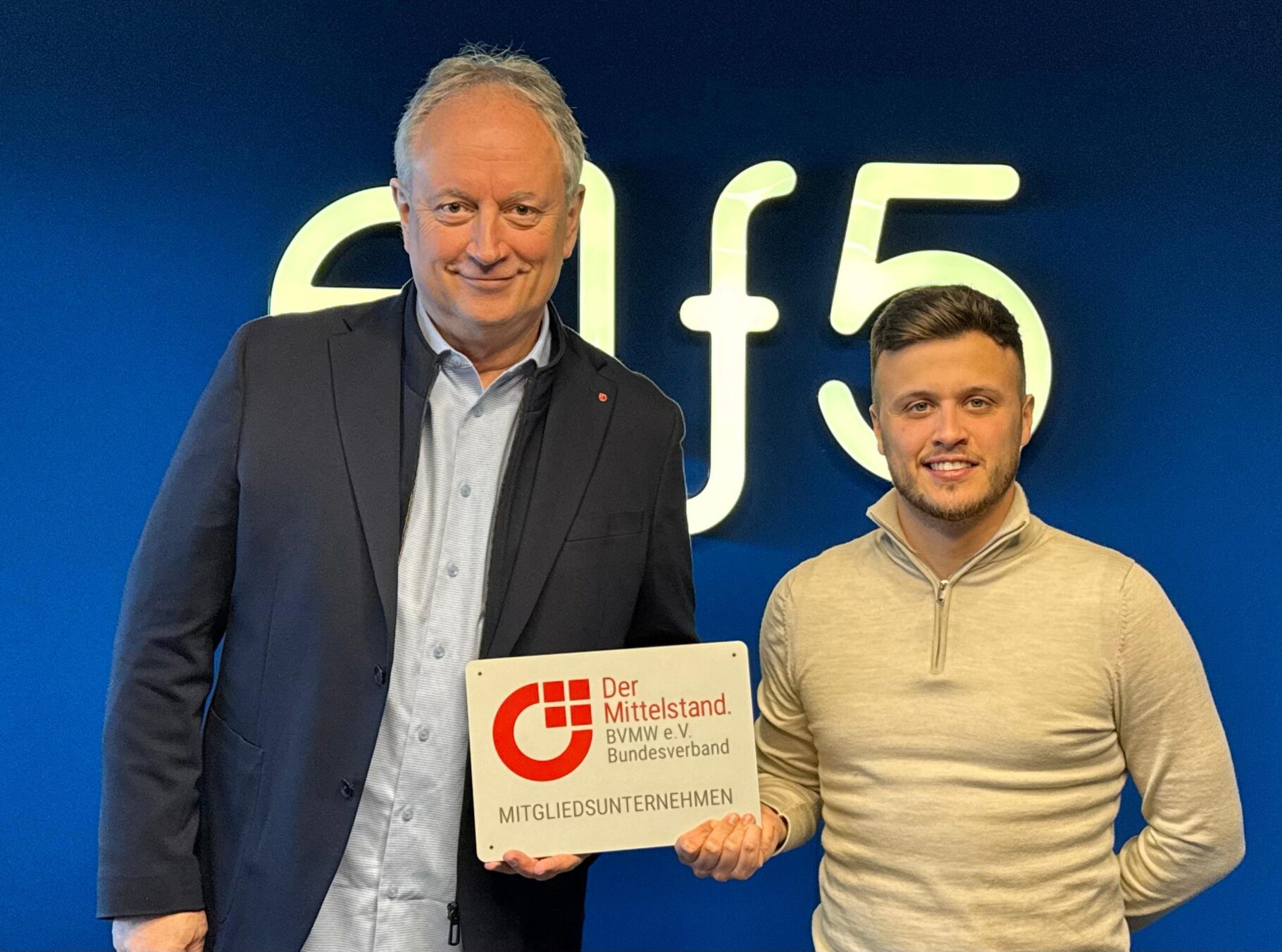 Ralph Walter - BVMW Thüringen | Dominik Hoffesommer - elf5 Jena GmbH