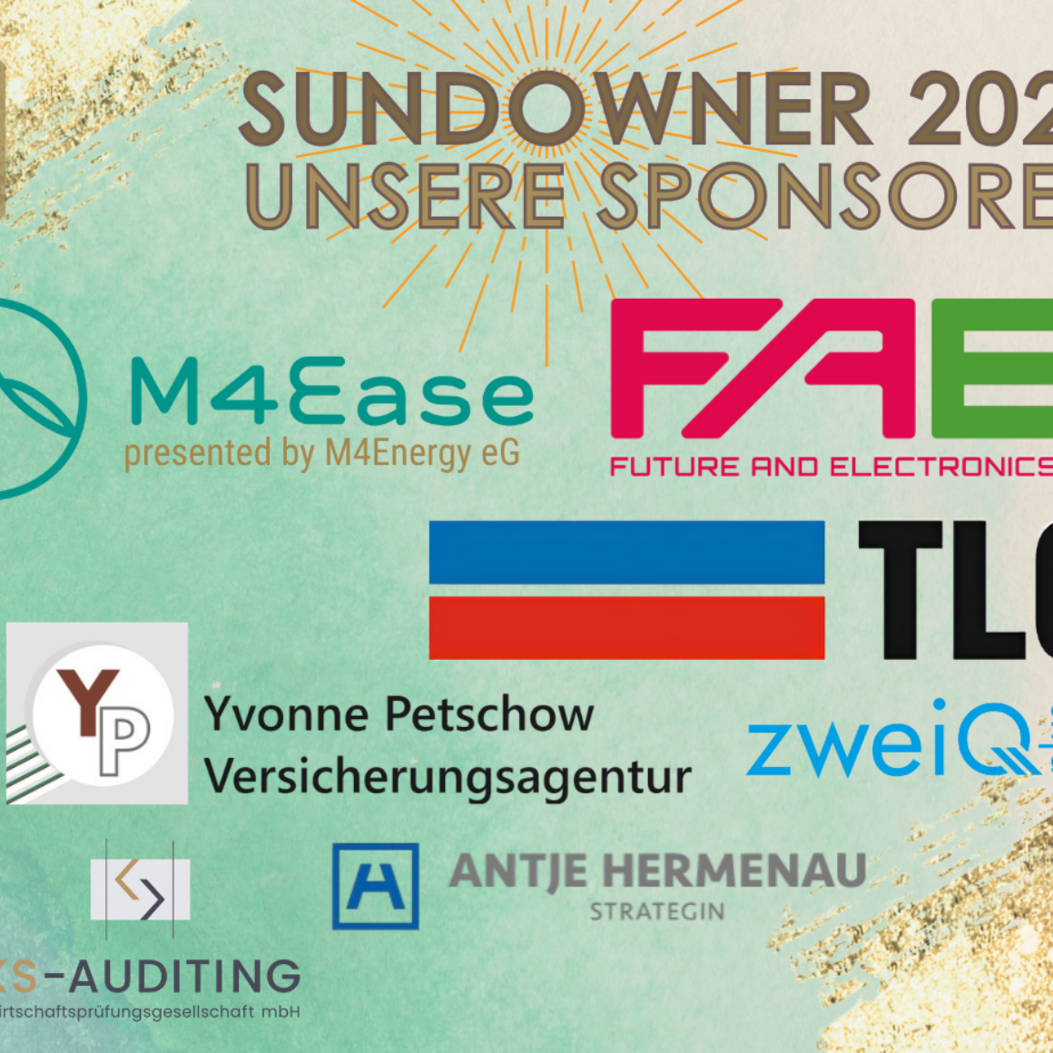 Das sind unsere Sponsoren des Sundowner 2025