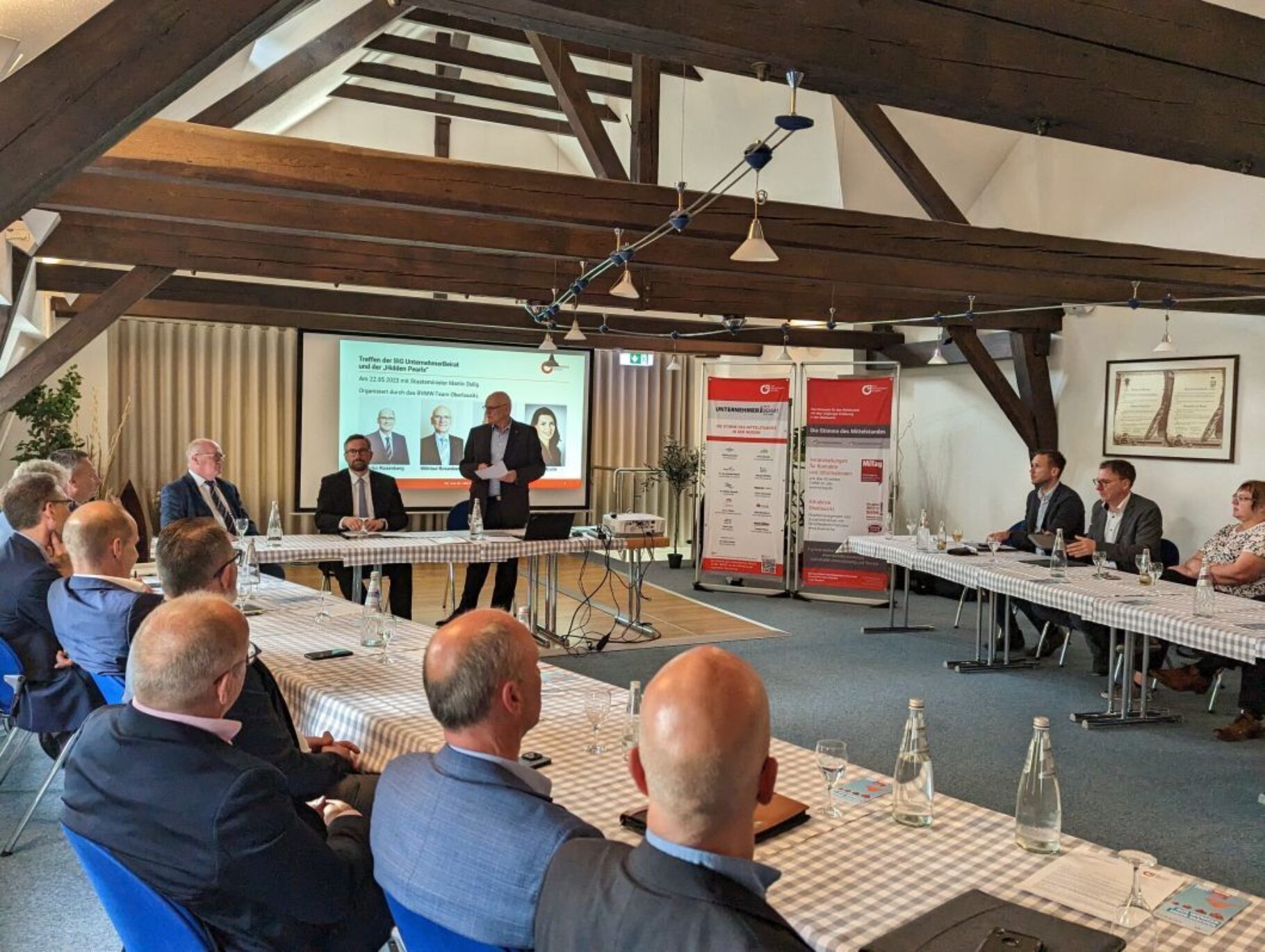 Treffen der Hidden Pearls mit dem sächsischen Wirtschaftsminister Martin Dulig