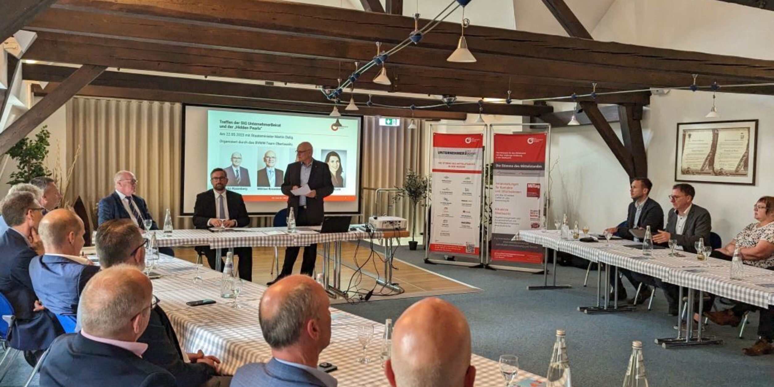 Treffen der Hidden Pearls mit dem sächsischen Wirtschaftsminister Martin Dulig