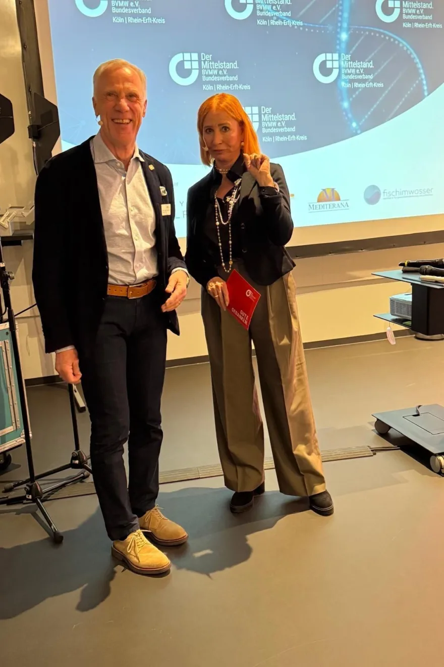 Margit Schmitz mit Ingo Froböse