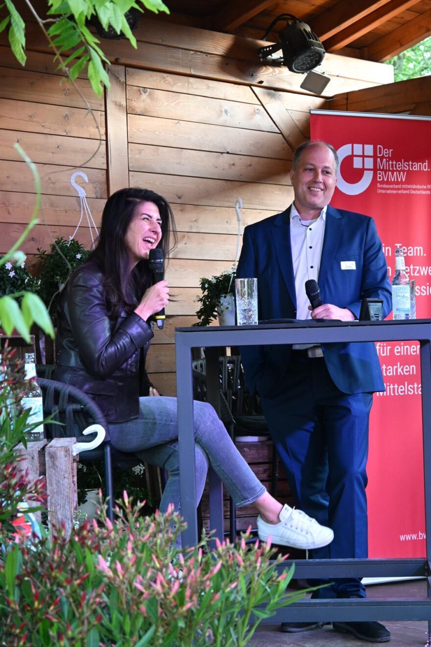 Serap Güler und Olaf Wittrock