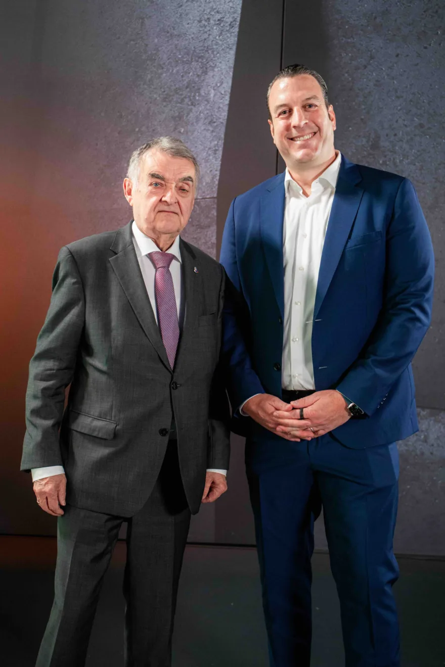 Oliver Fröstl mit Herbert Reul
