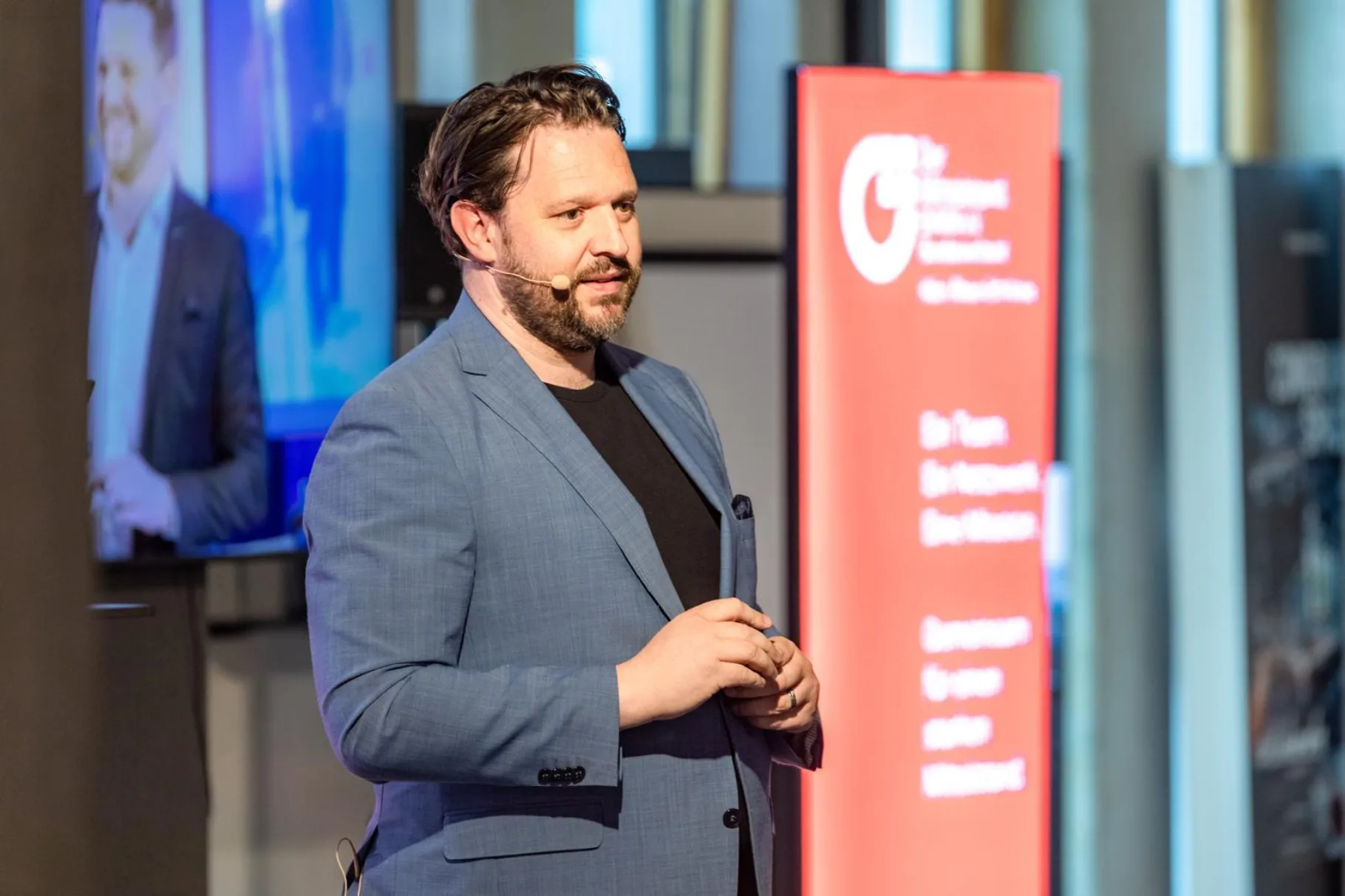 Sebastian Berg auf der Bühne