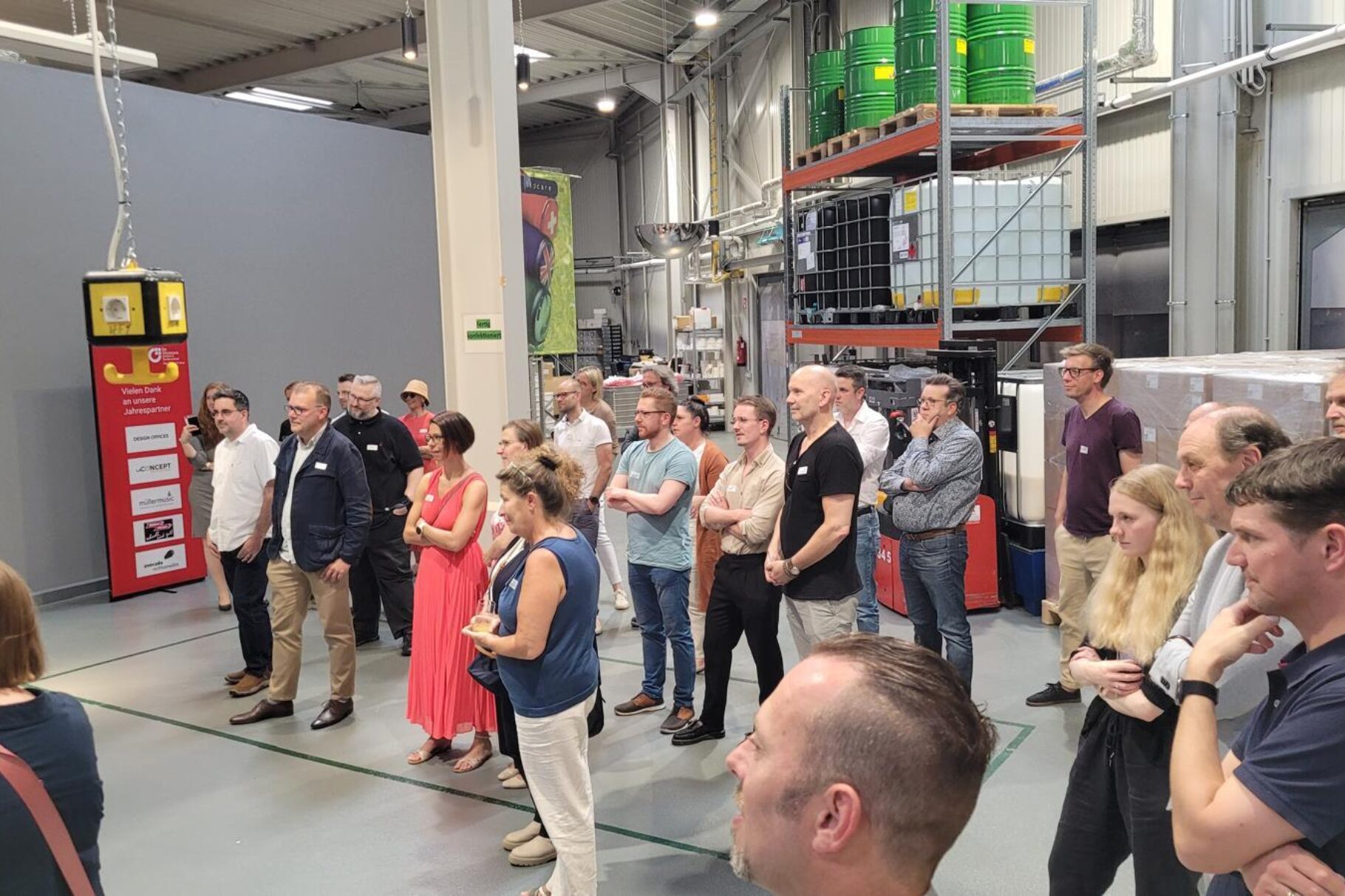 Teilnehmer in der Halle