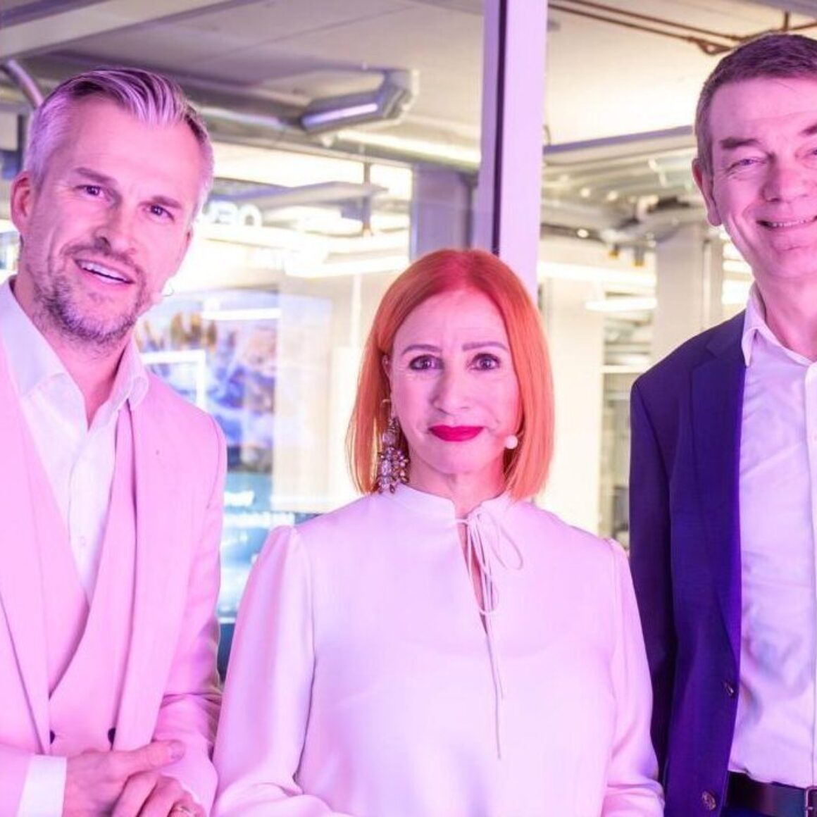 Margit mit Jörg Schönenborn und Florian Bauer