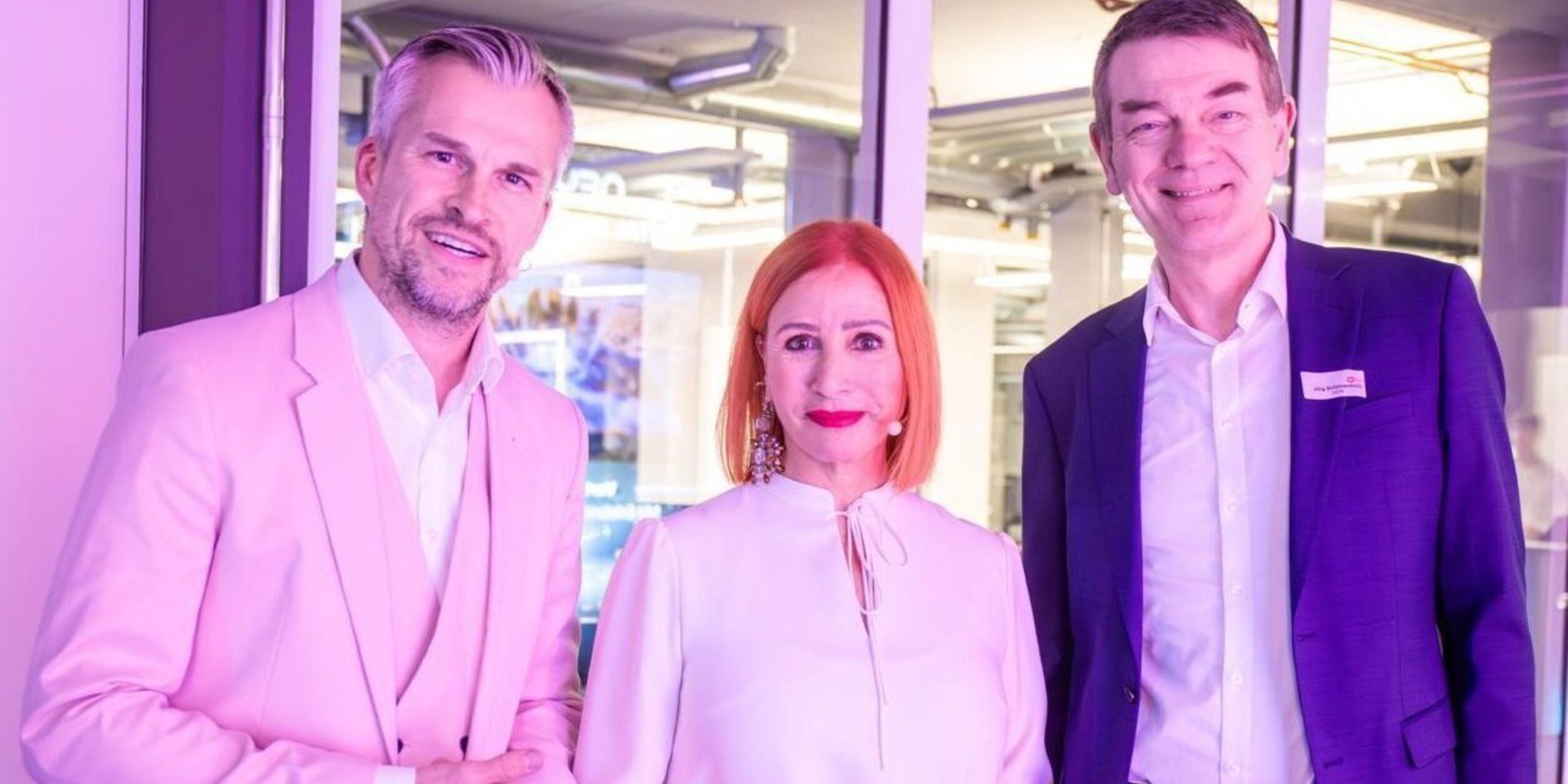 Margit mit Jörg Schönenborn und Florian Bauer