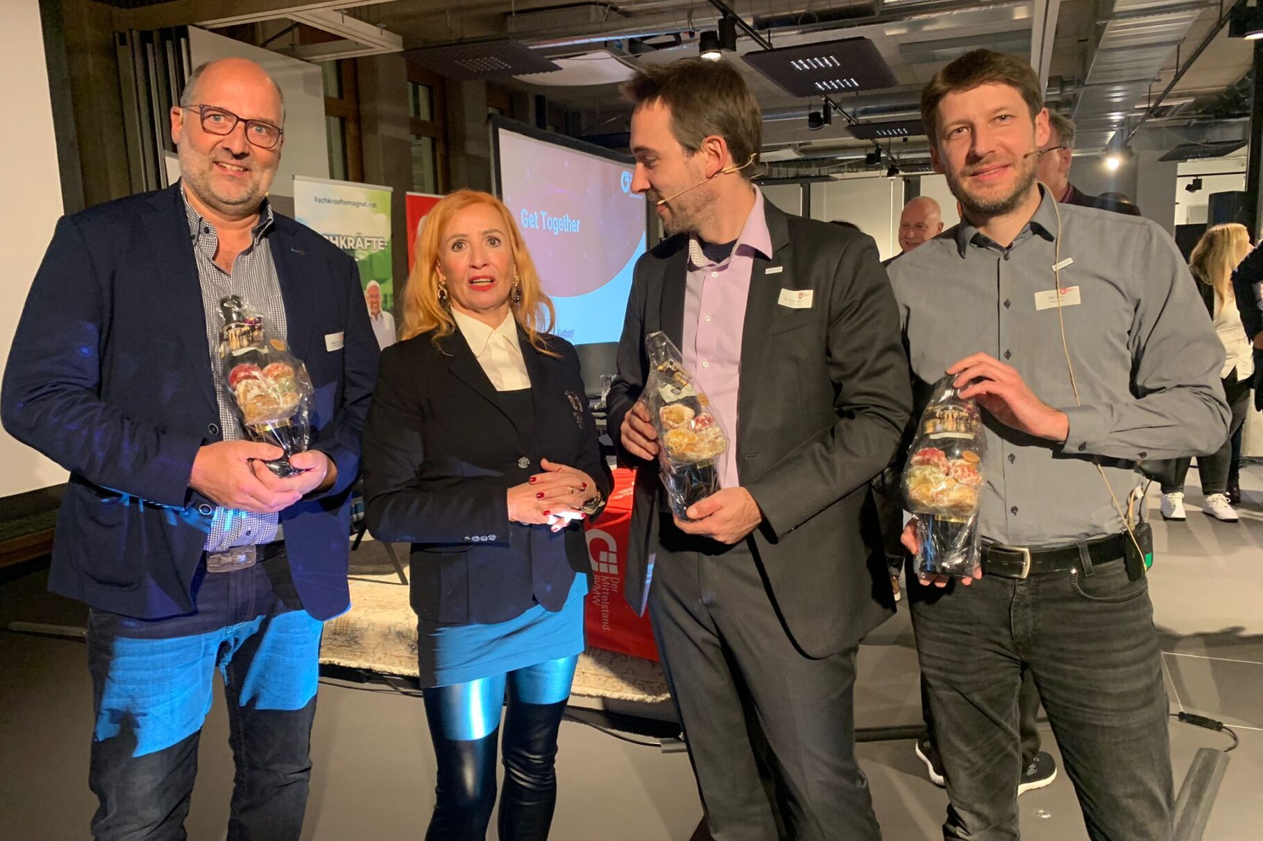 Reiner Huthmacher, Margit Schmitz, Dr. Kay Hildebrand und Ralf Werner