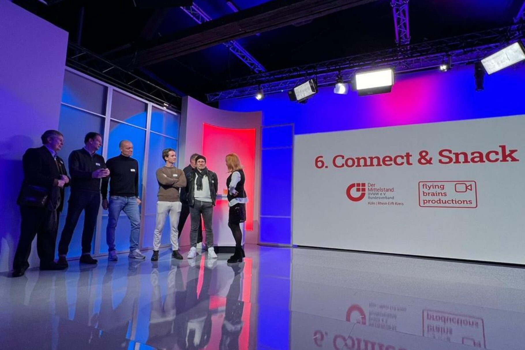 Markus Lempa, Carsten Fuchs, Alexander Wege, Marvin Eitzen, Egon Zeimers und Margit Schmitz