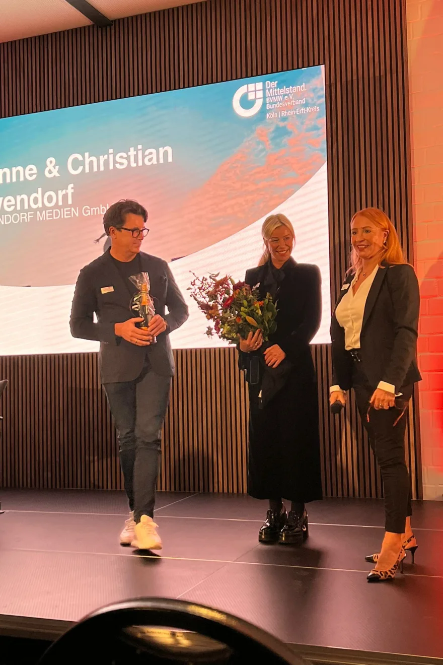 Christian und Yvonne Löwendorf mit Margit Schmitz