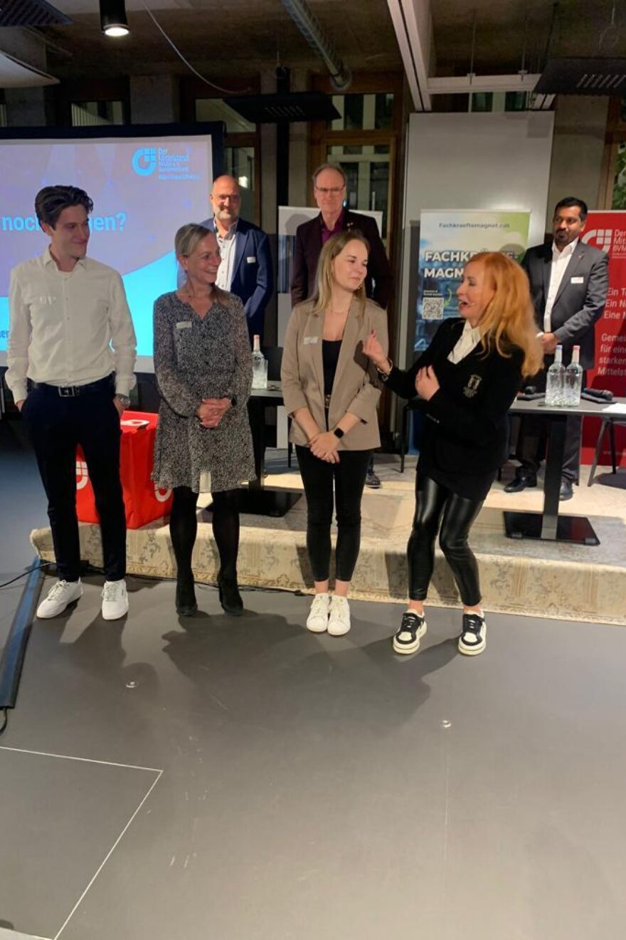 Carsten Wolter, Alexandra Rondorf, Luisa Wenzel und Margit Schmitz