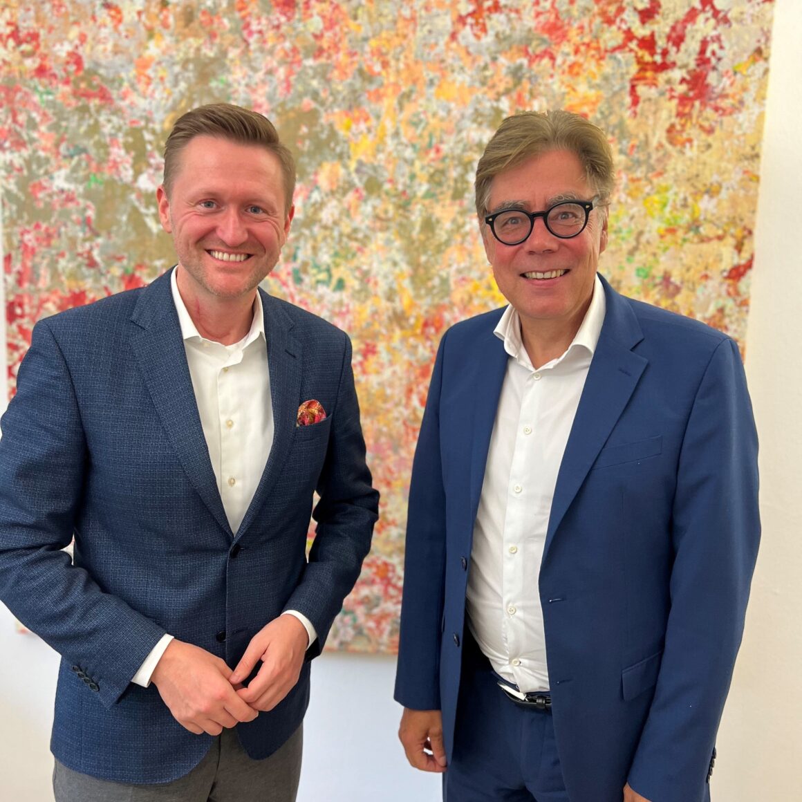 v.l.: Dr. Wolfgang Stefinger (MdB) mit Achim von Michel