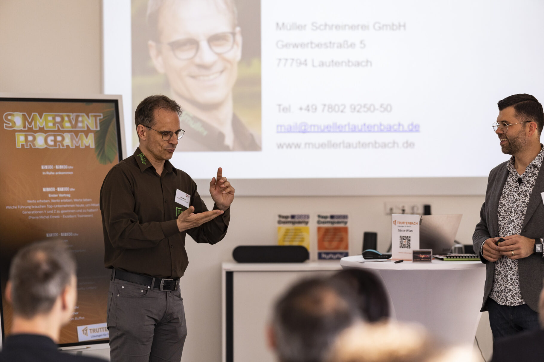 Herr Müller und Herr Krespach