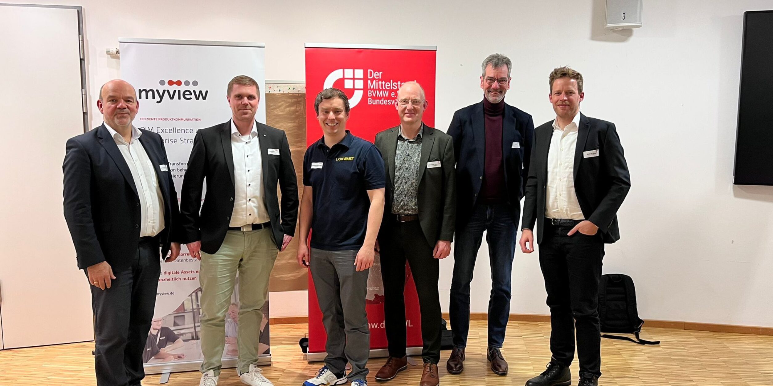 Referenten, Hausherr und Veranstalter des MeetingMittelstand ENERGIE