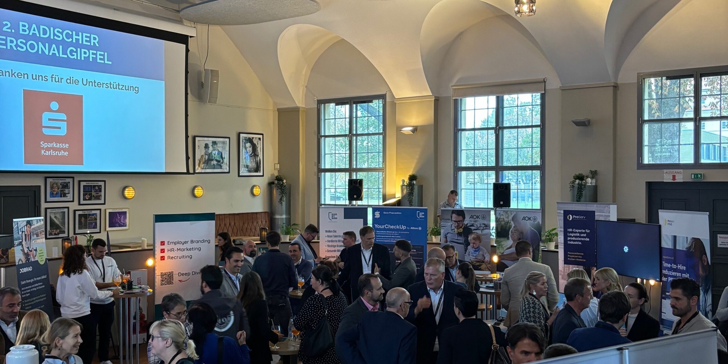 Foyer Personalgipfel Messe