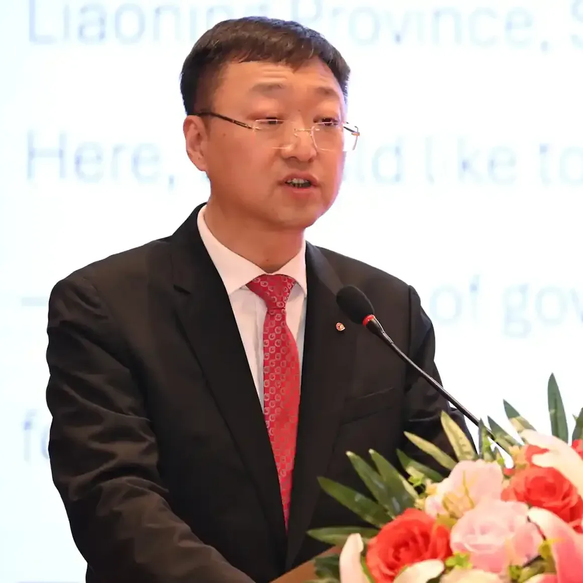 Herr Wang Yang, Repräsentant BVMW China