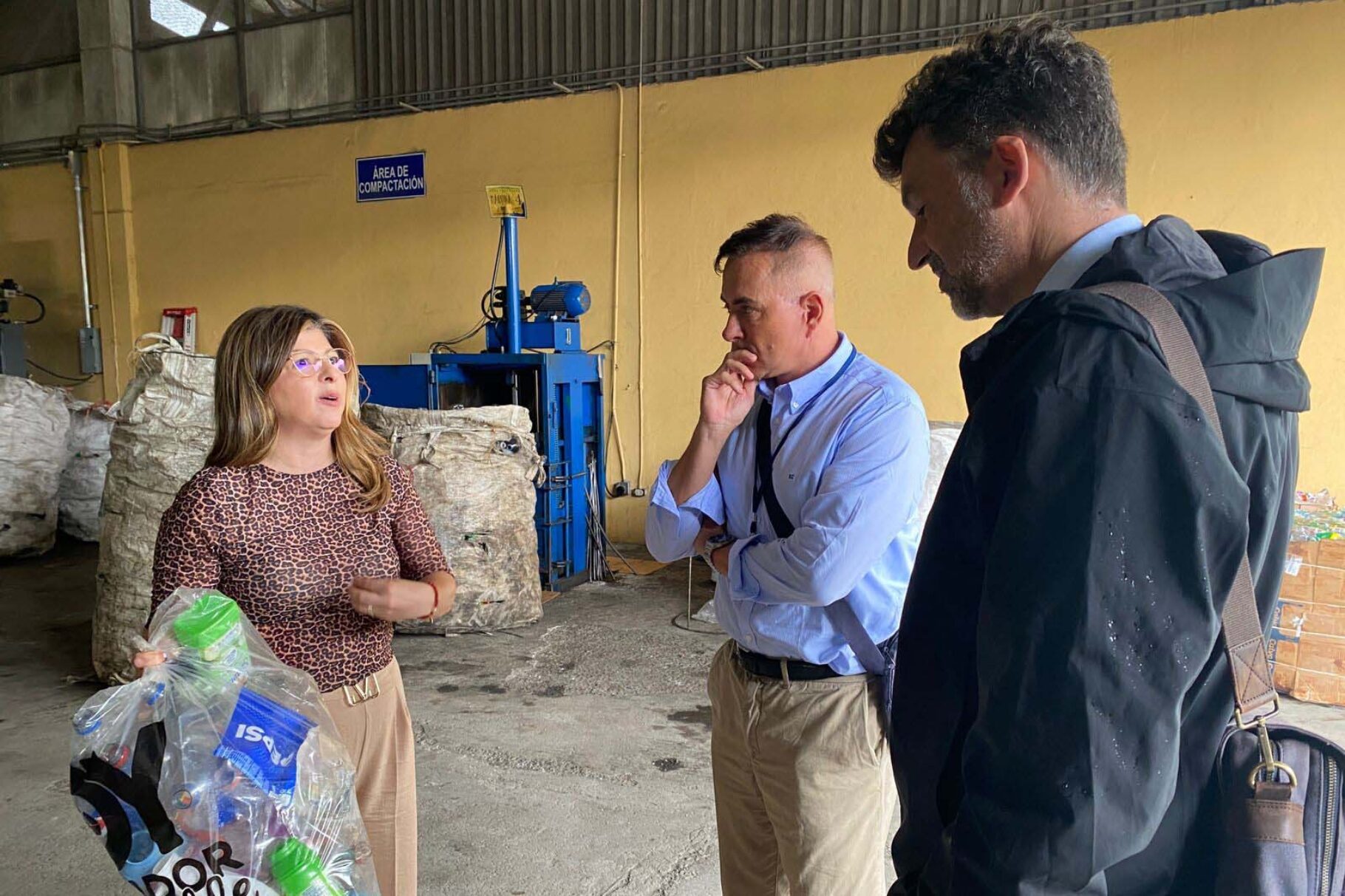 Markterkundungsreise Costa Rica Panama, Außentermin Müllwirtschaft