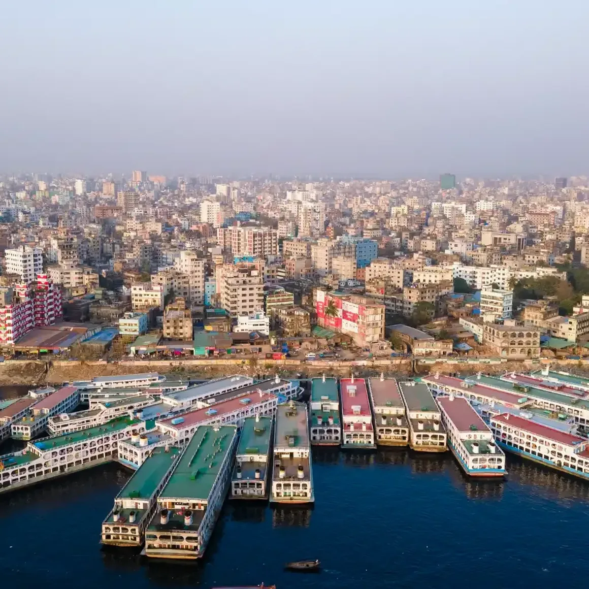 Sadarghat Flusshafen, Dhaka, Bangladesch