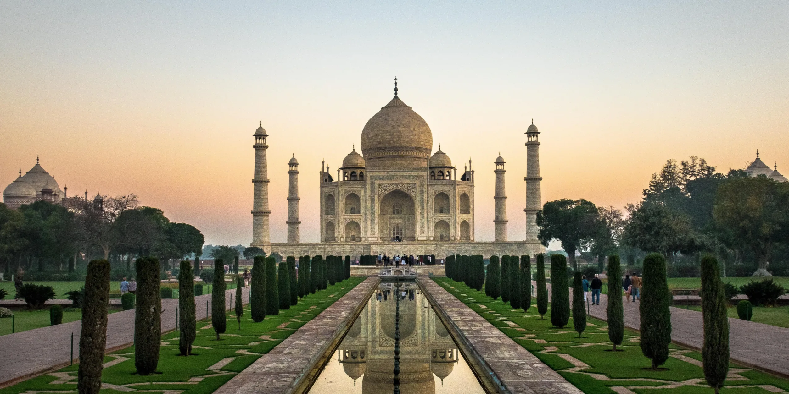 panorama des taj mahal