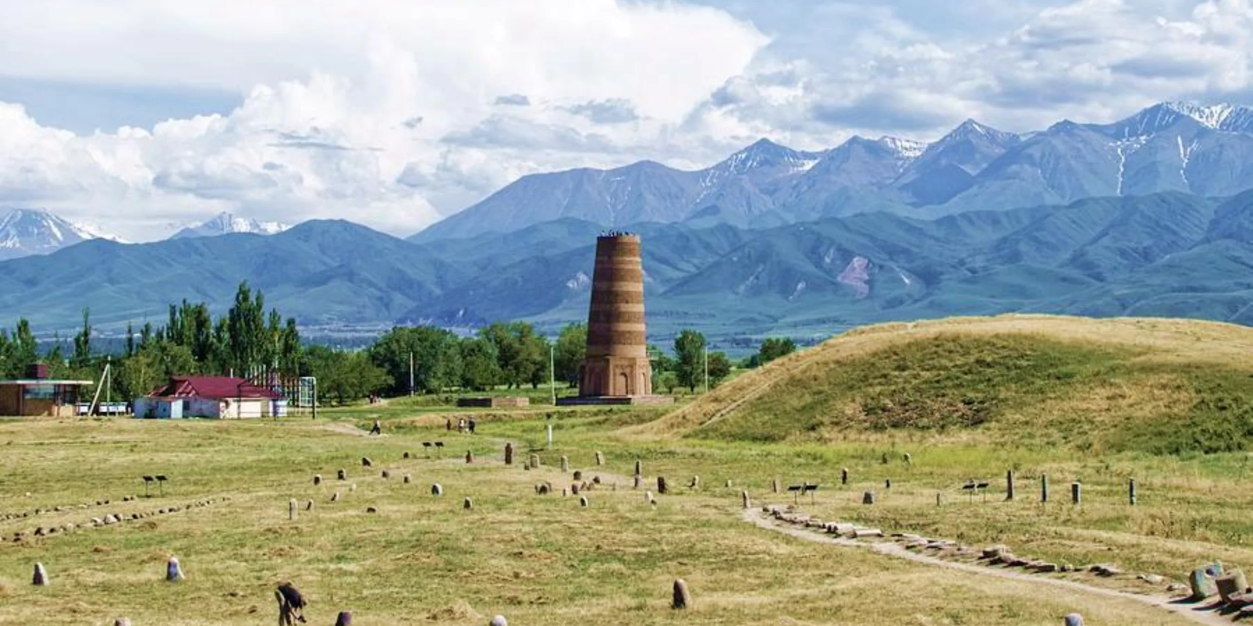 panorama weideland kirgisistan
