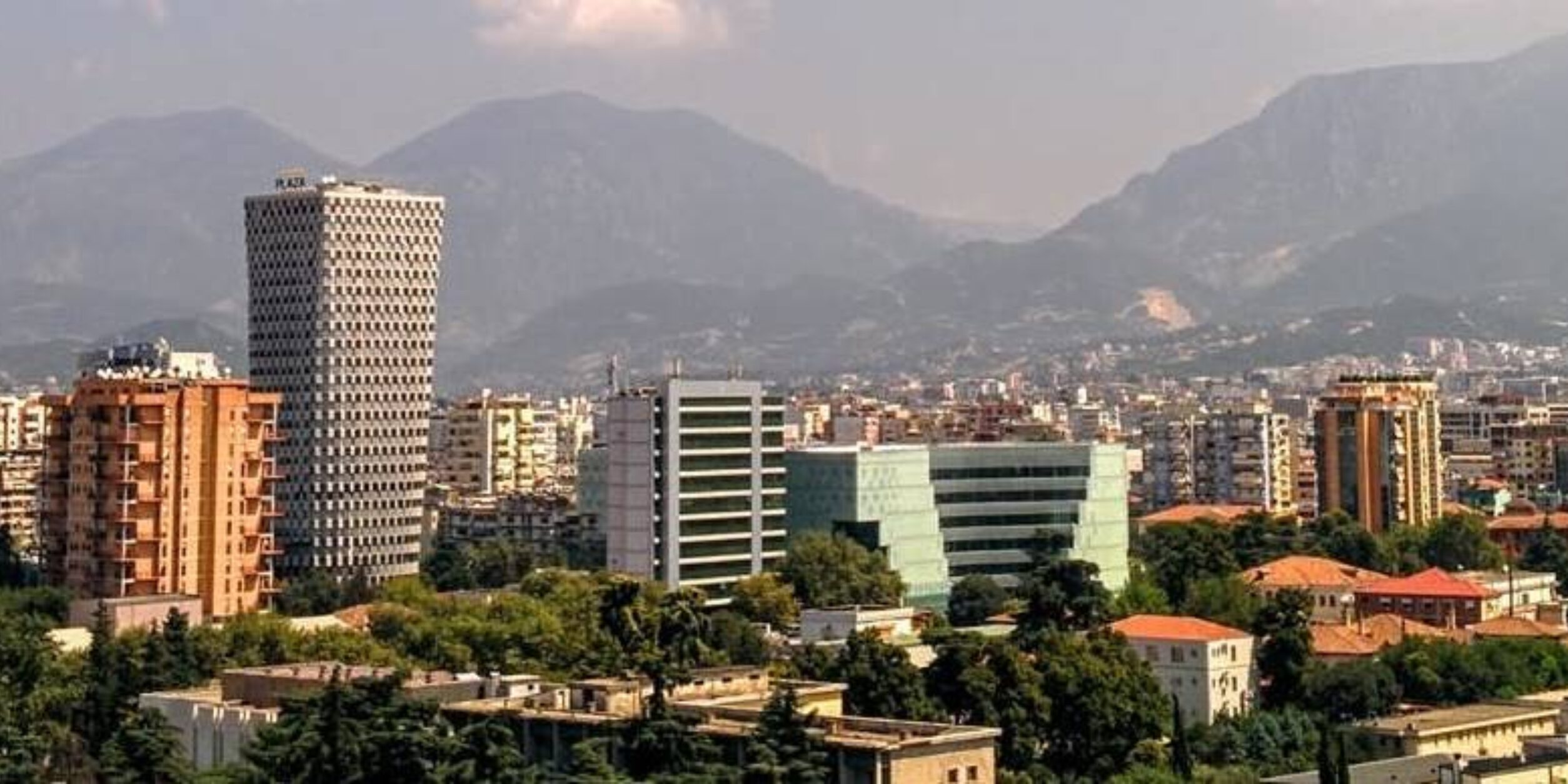 panorama von albanien