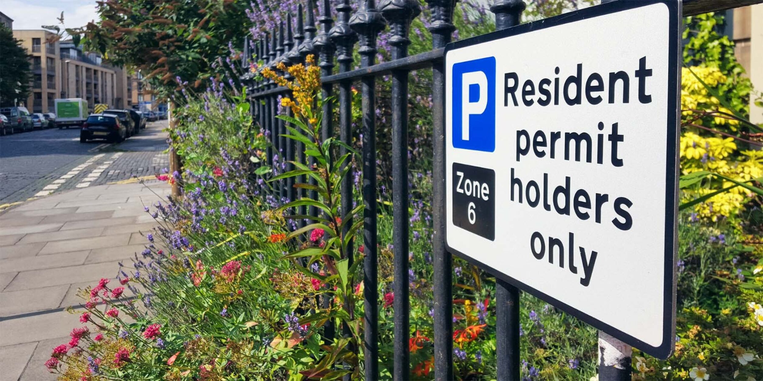 Verkehrsschild Parkzone