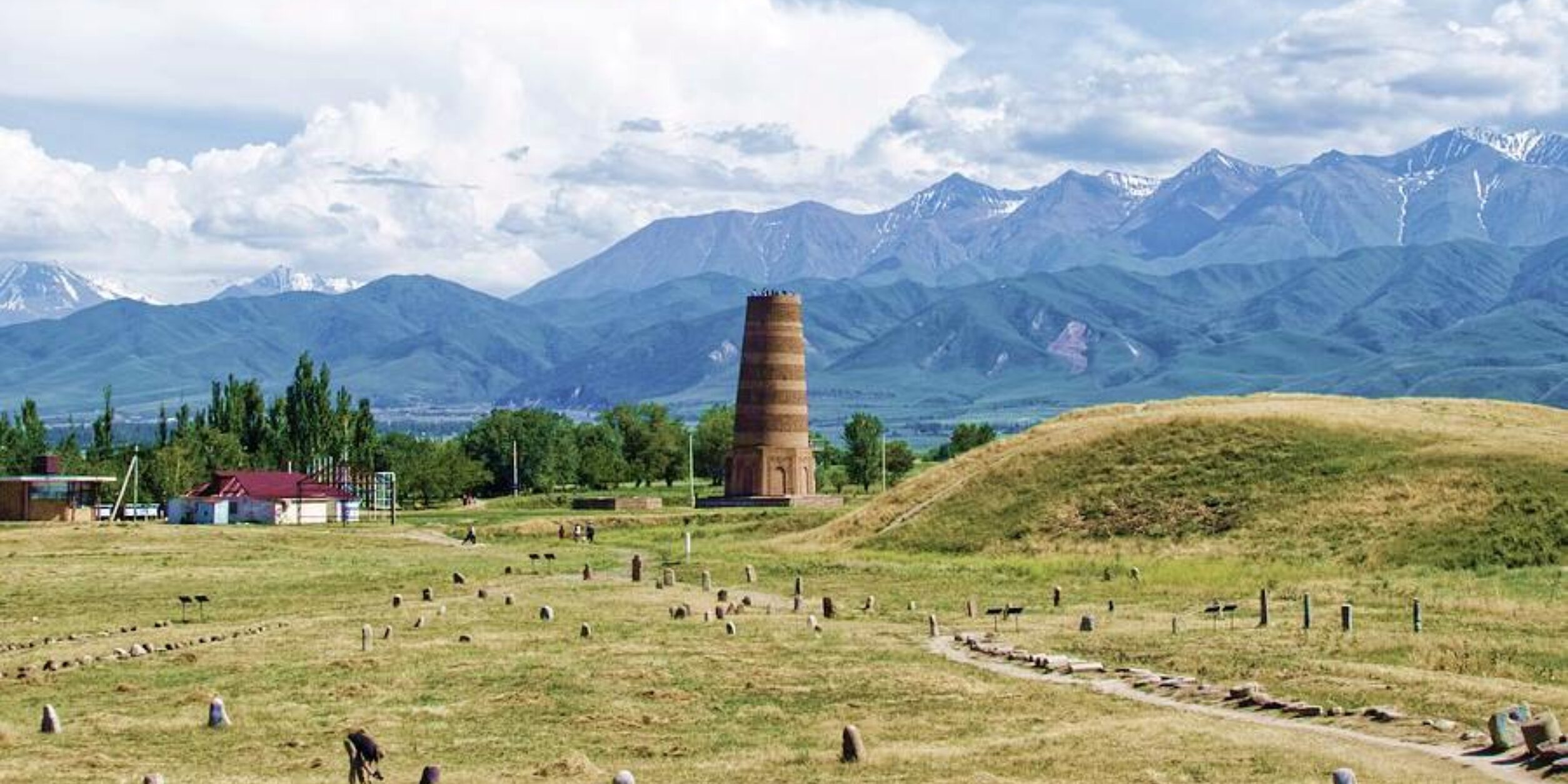 panorama weideland kirgisistan