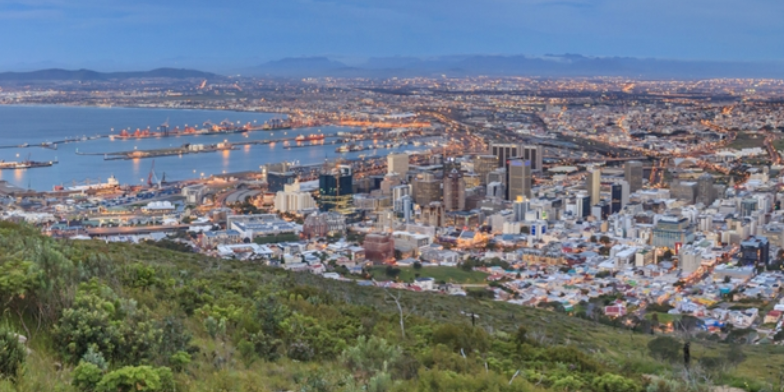 panorama kapstadt vom signal hill