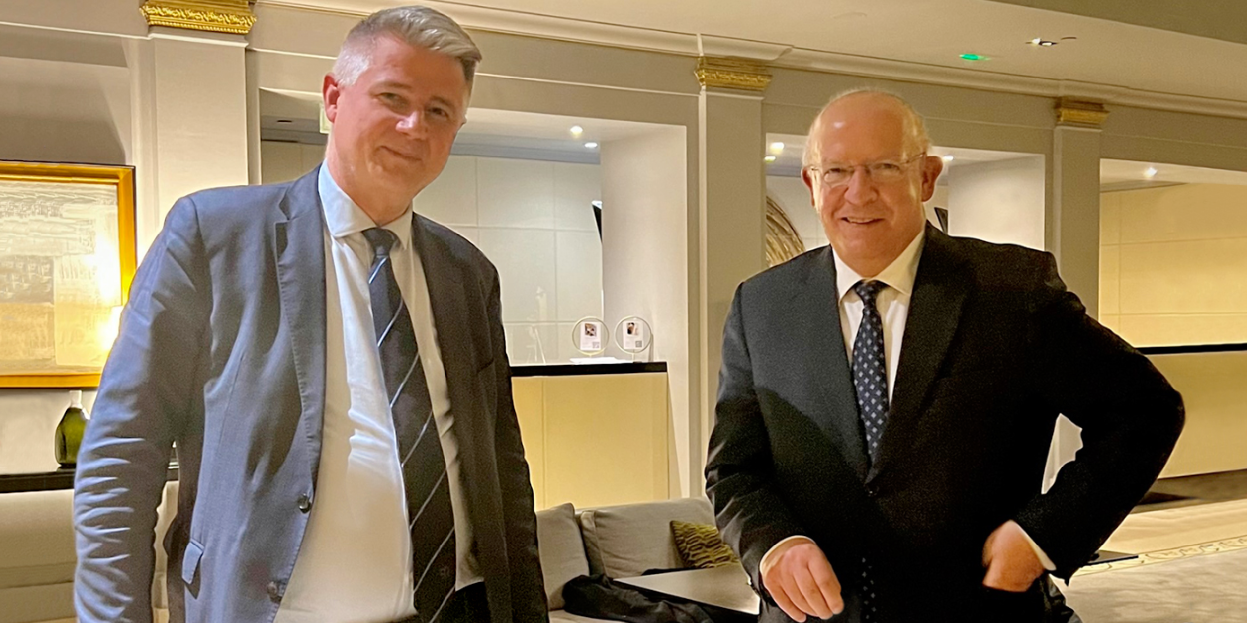 Josep Borrell und Andreas Jahn EU-Africa Business Forum 16.02.2022