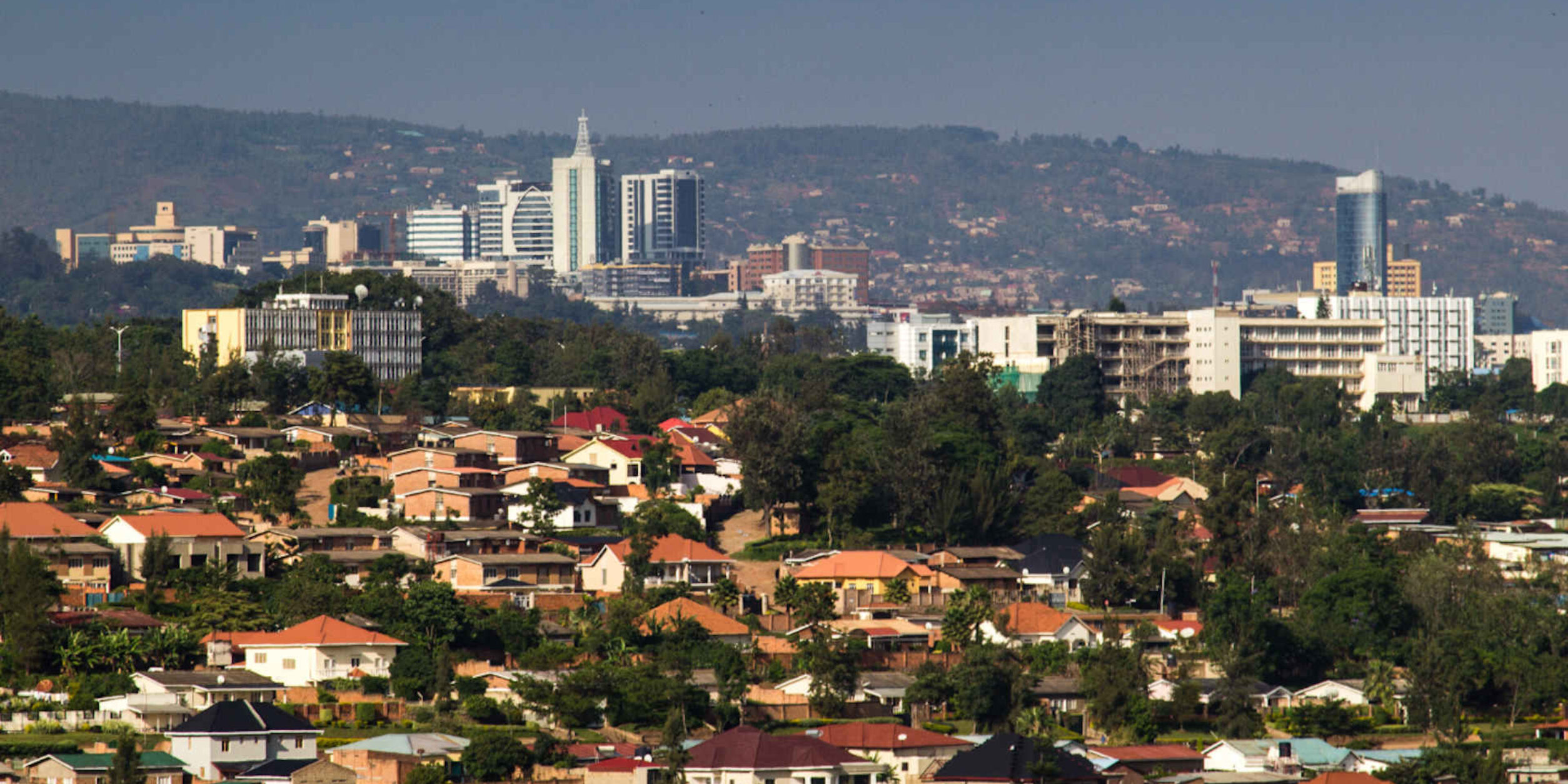 Blick auf Kigali