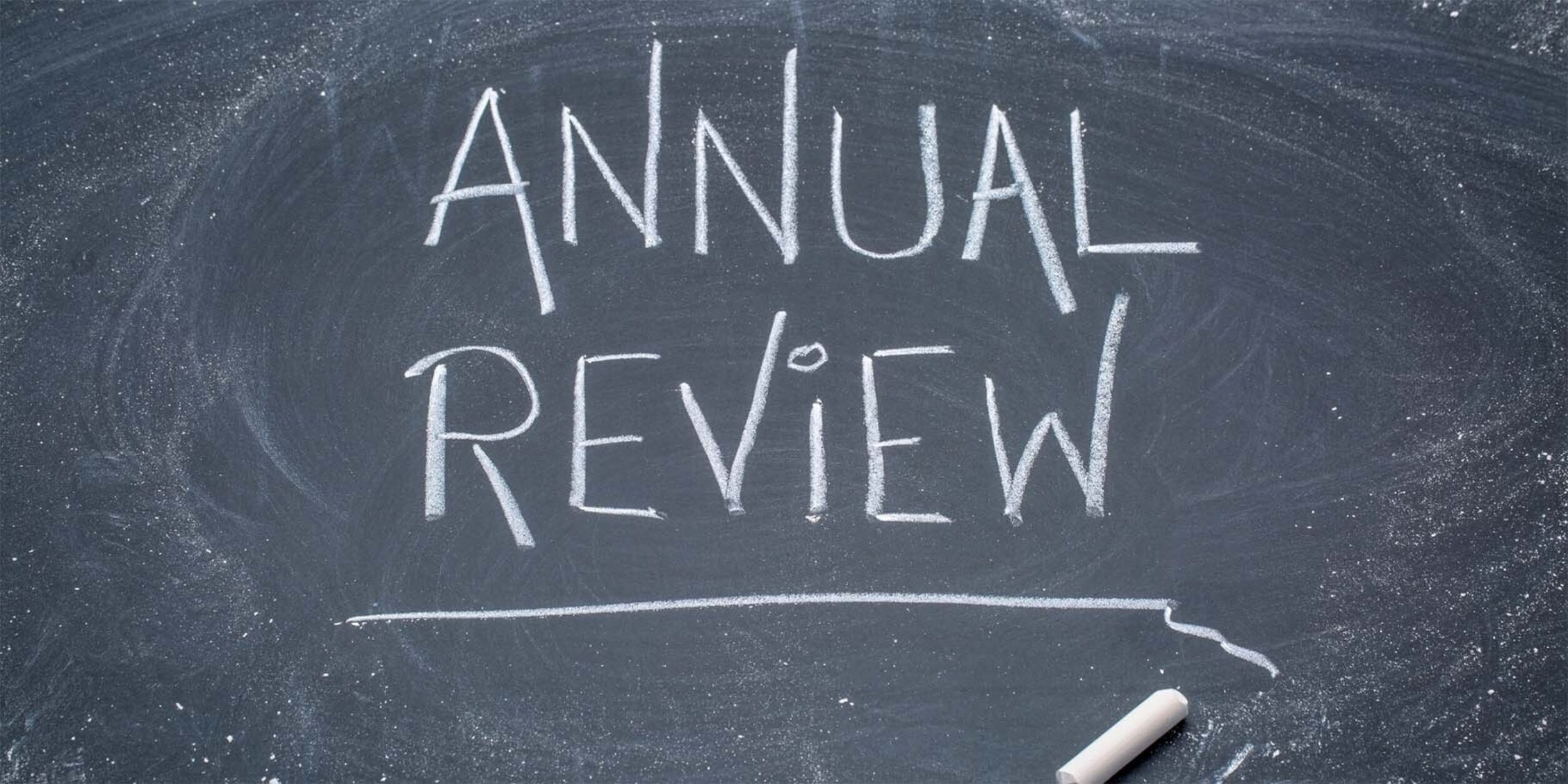 Kreide auf Tafel: Annual Review