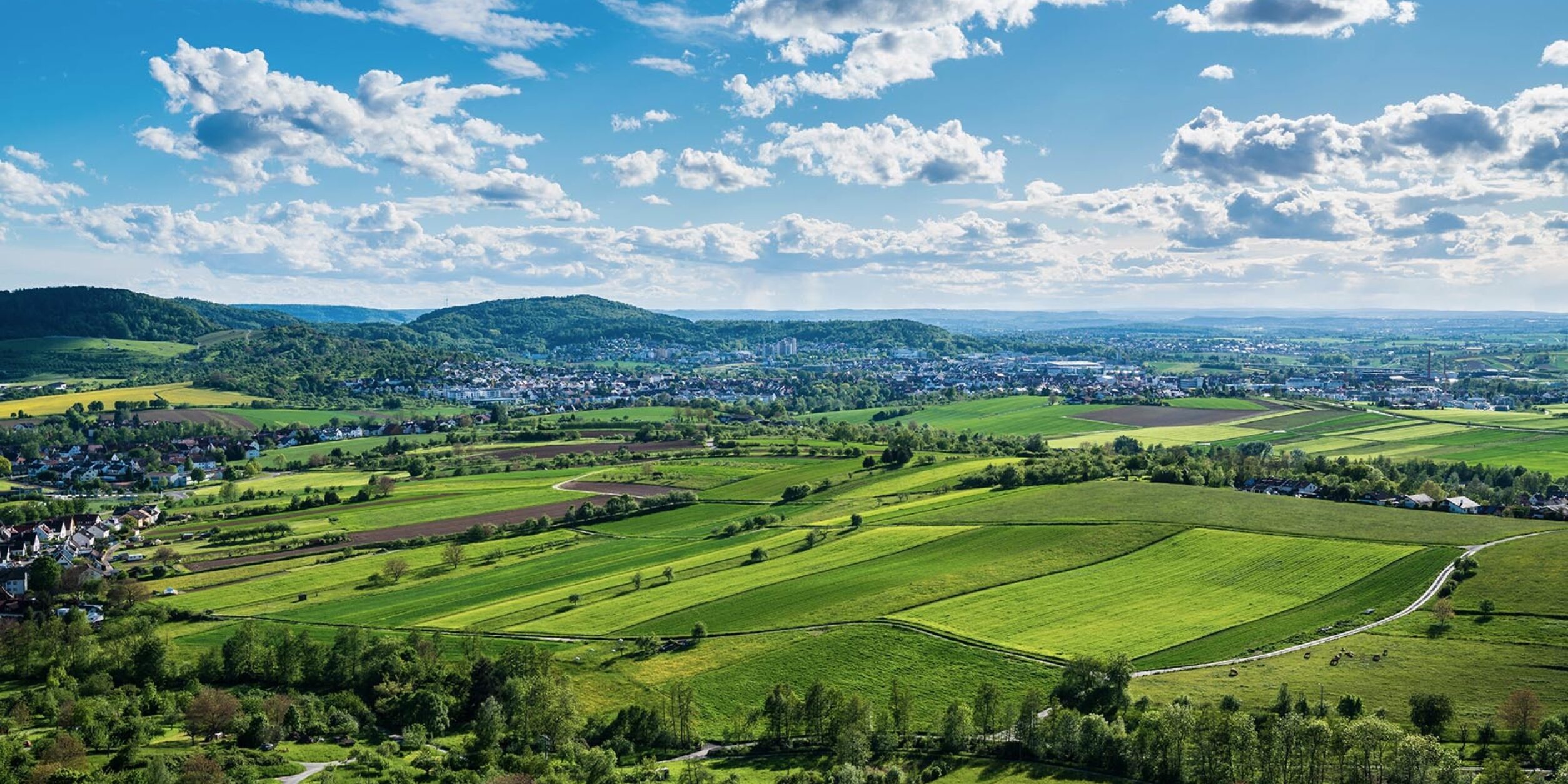 Landschaft, Blick über Winnenden