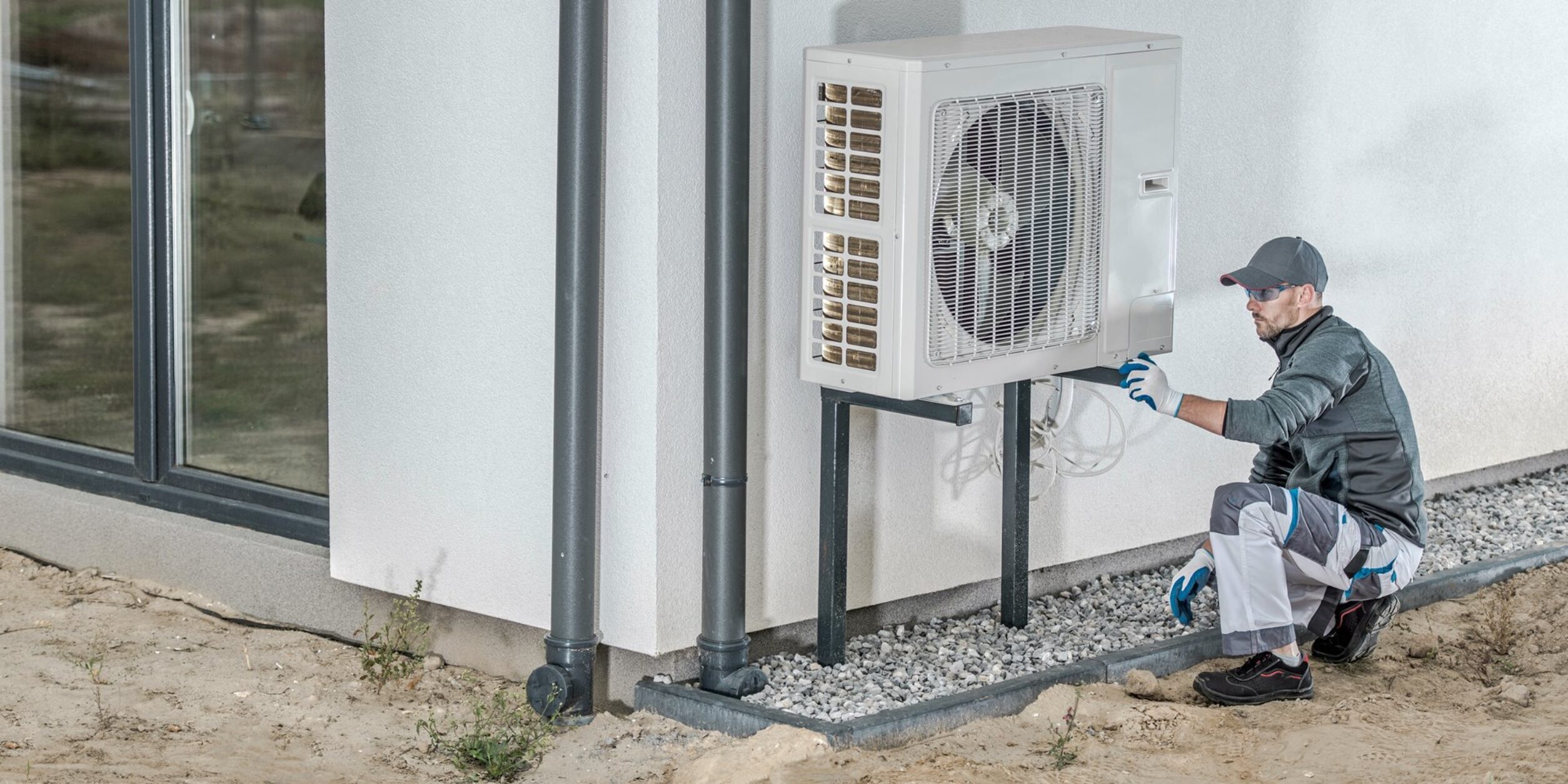 Wärmepumpe und Installateur