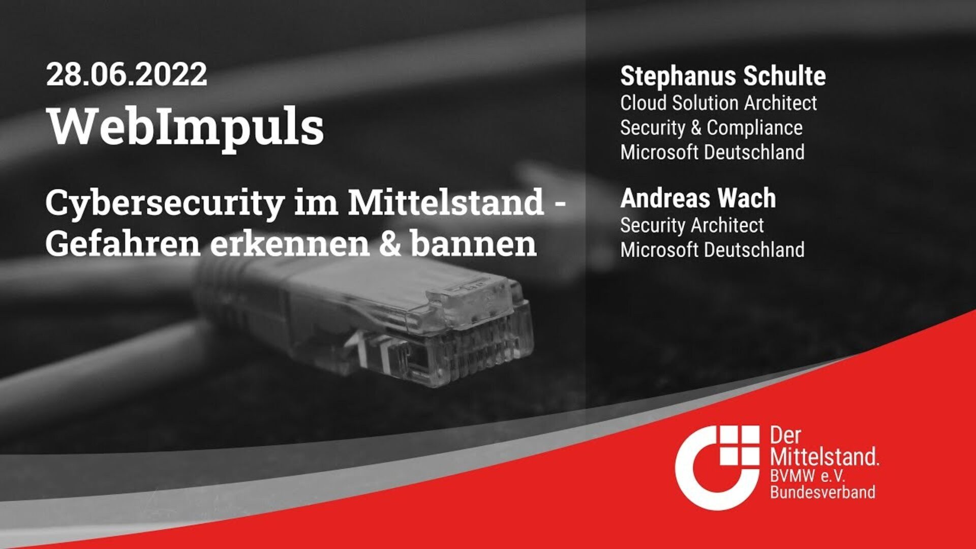 Thumbnail web Impuls Cybersecurity im Mittelstand Gefahren erkennen bannen 2022 06 28 1280x720