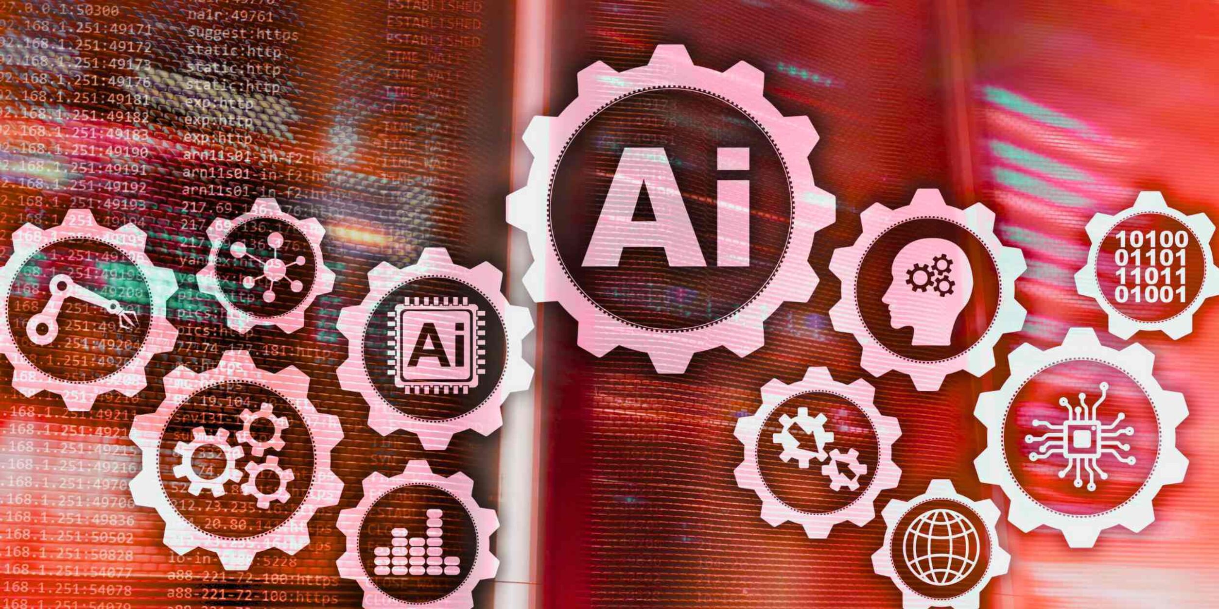 Virtuelle Darstellung von Bestandteilen der AI