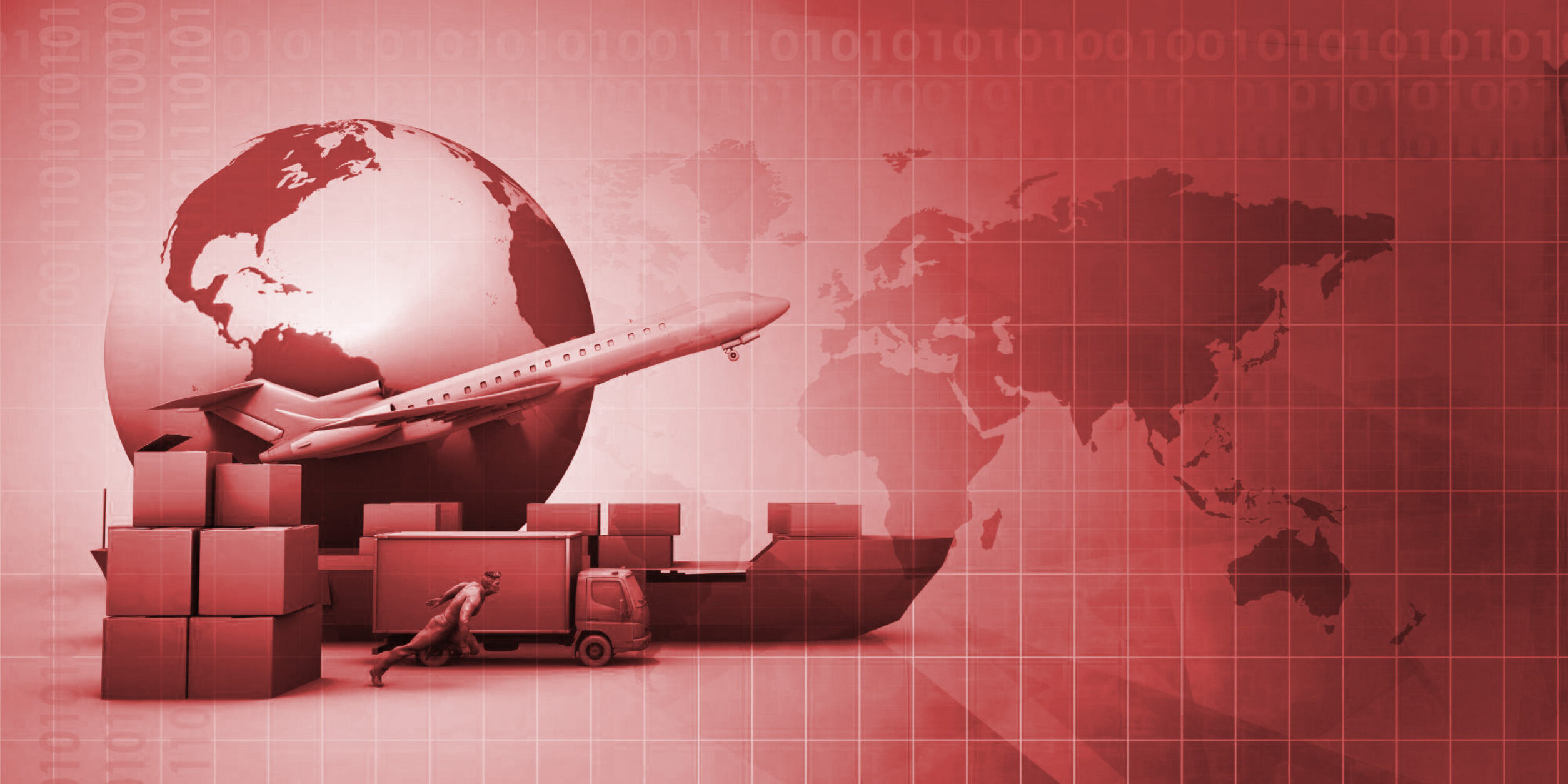 Darstellung einzelner Transportmittel innerhalb von Lieferketten