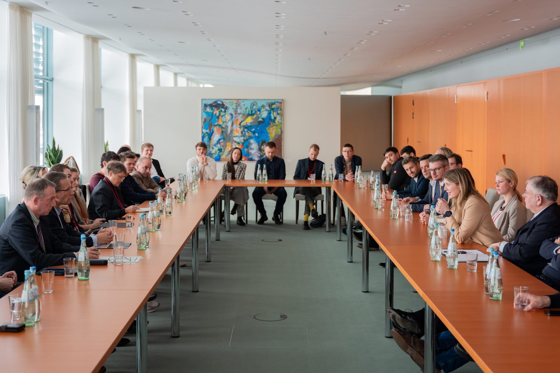 Auftaktveranstaltung „Der Junge Mittelstand“ am 31.01.2024 - Bundeskanzleramt mit Jörg Kukies